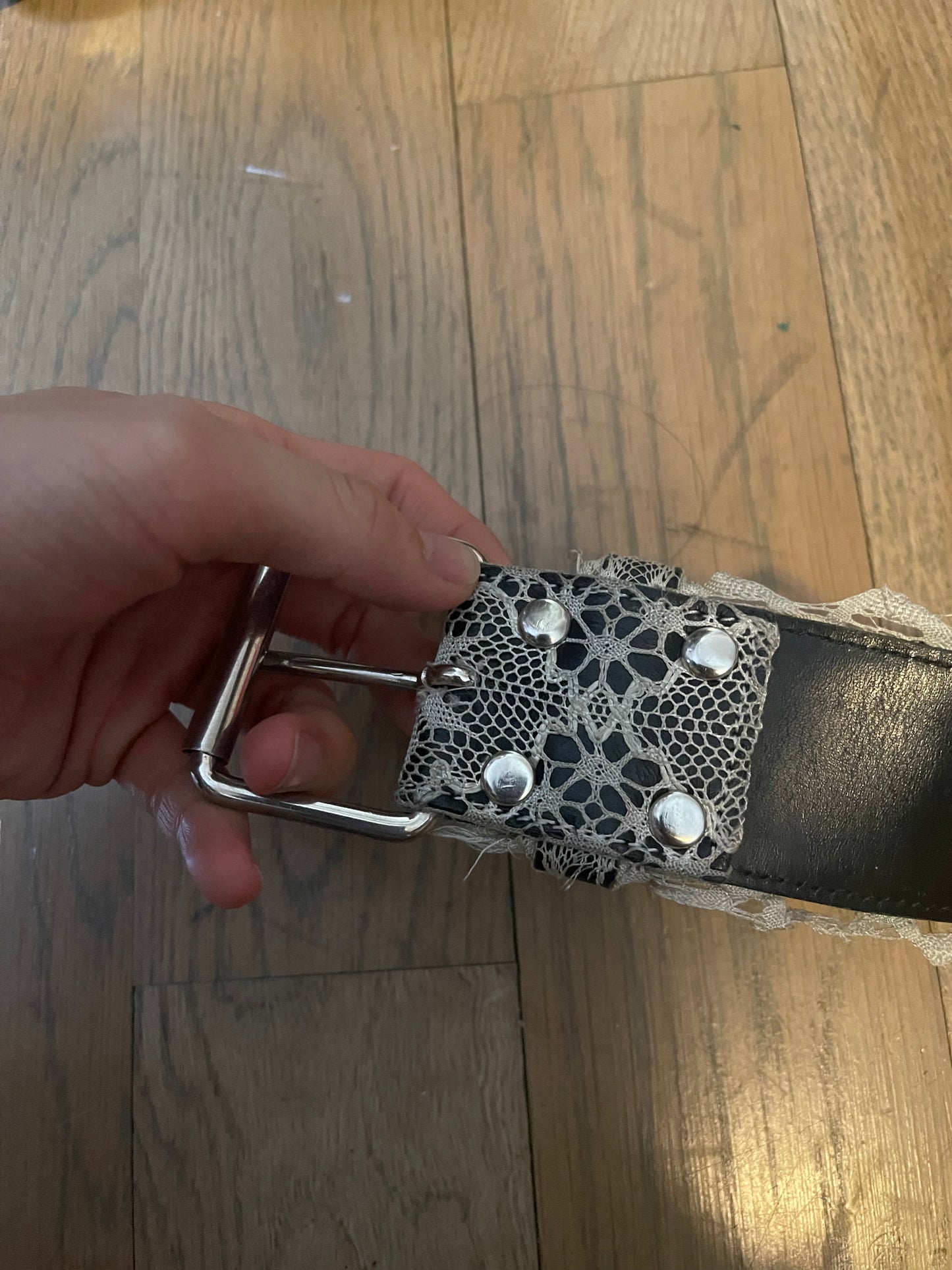 Undercover AW01 DAVF laced belt