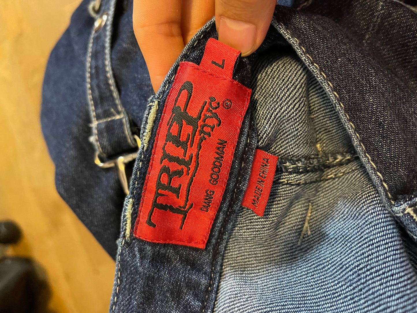 Tripp NYC denim raver pants