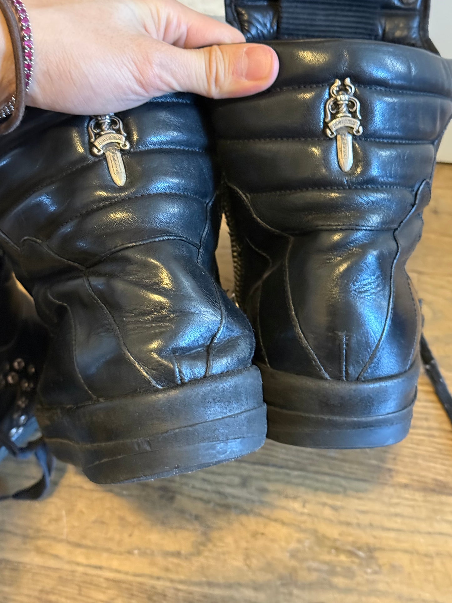 Chrome hearts rick Owens short tongue Geobasket