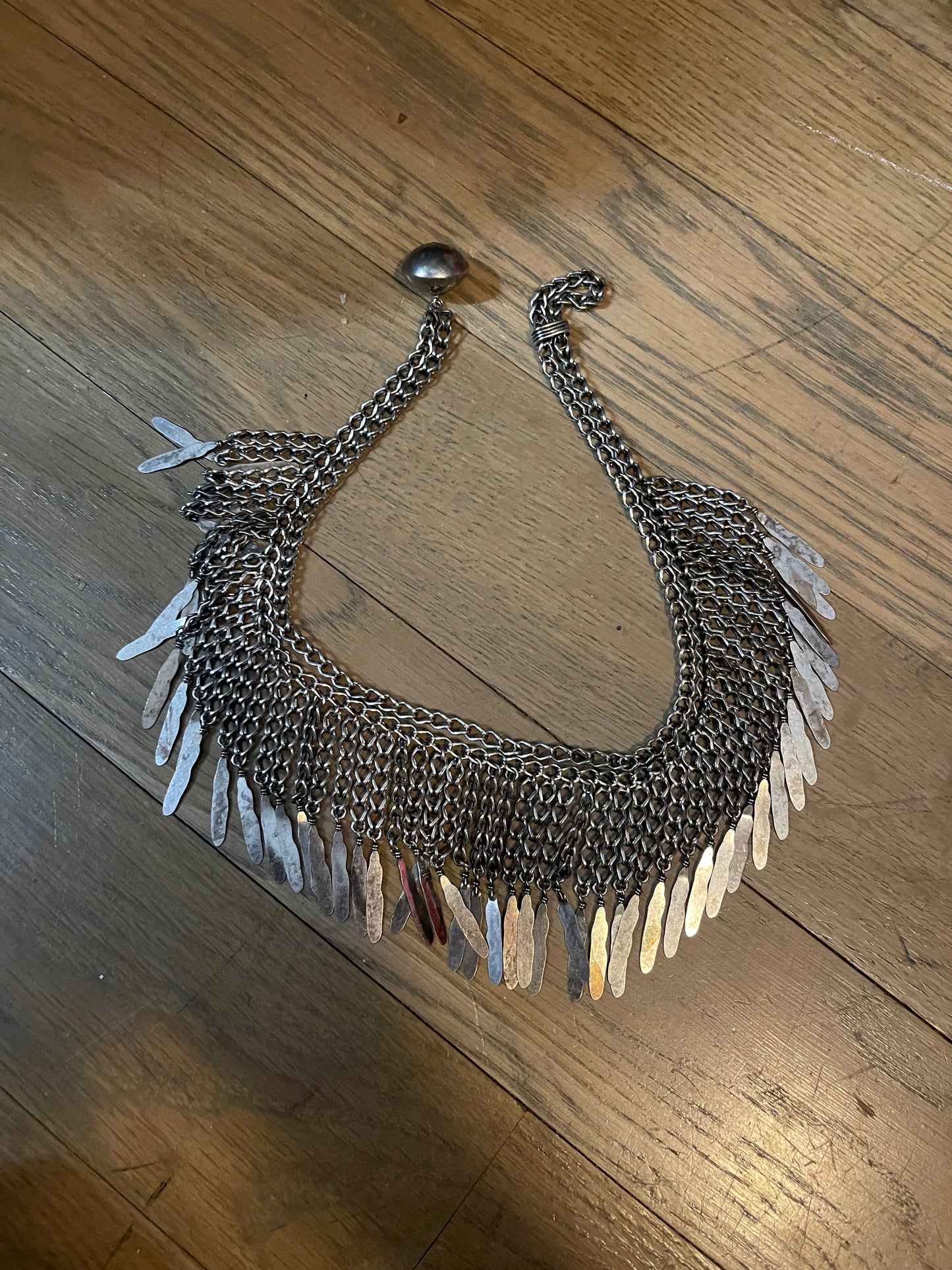 Saint Laurent ss16 psych rock feather necklace