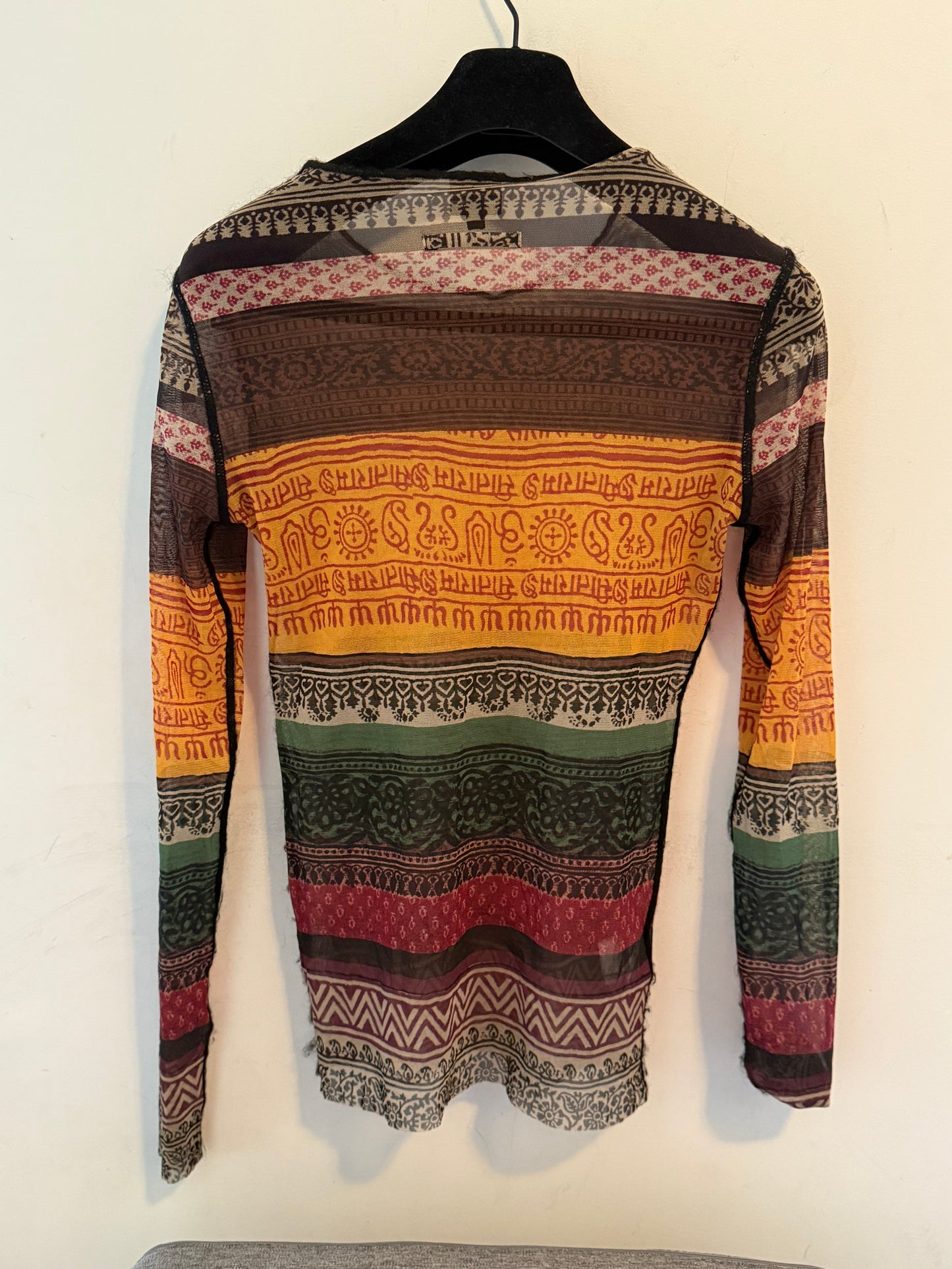 Jean Paul Gaultier Homme 94SS tribal tattoo long sleeve