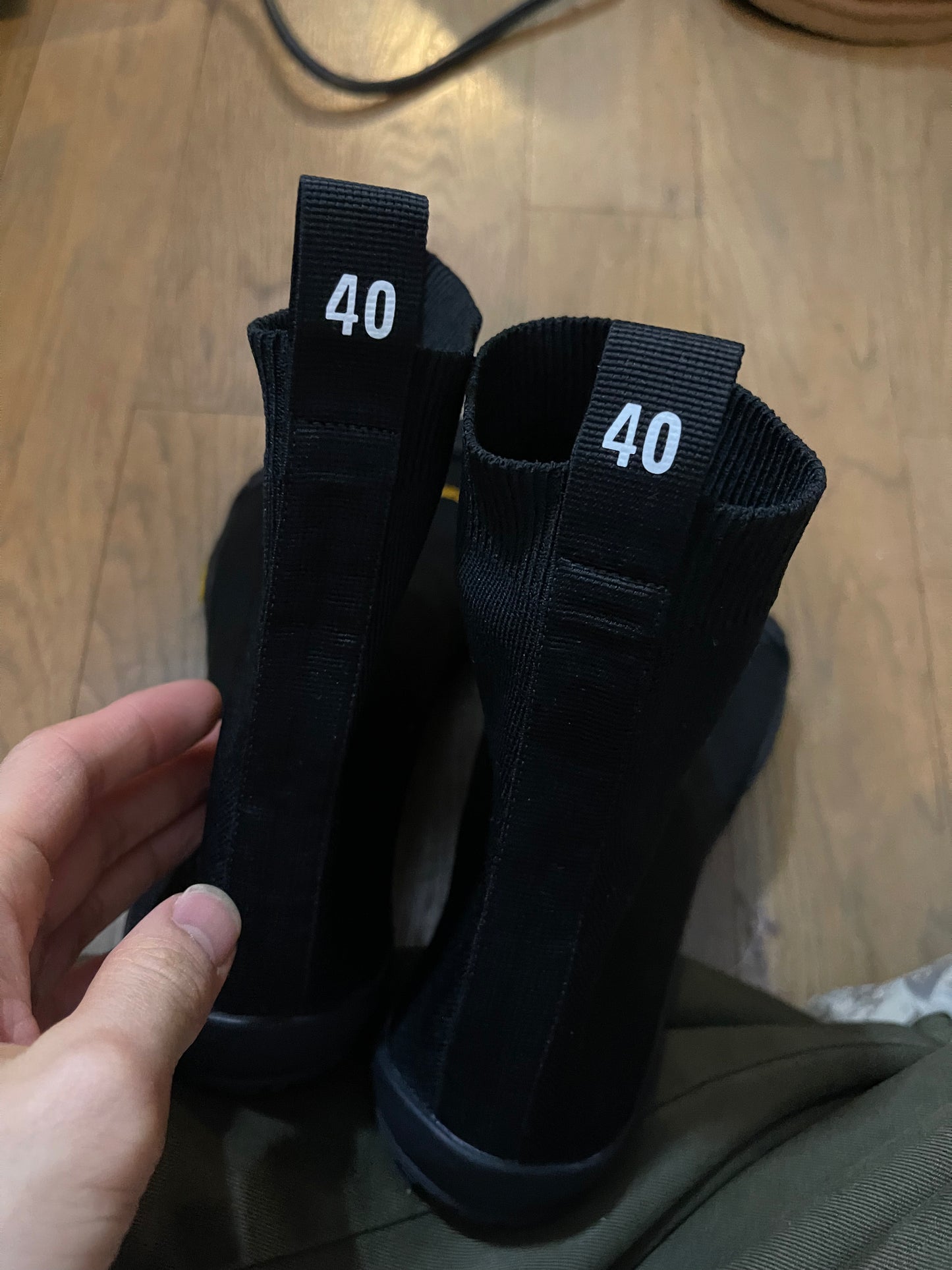 Balenciaga vibram five toe shoes