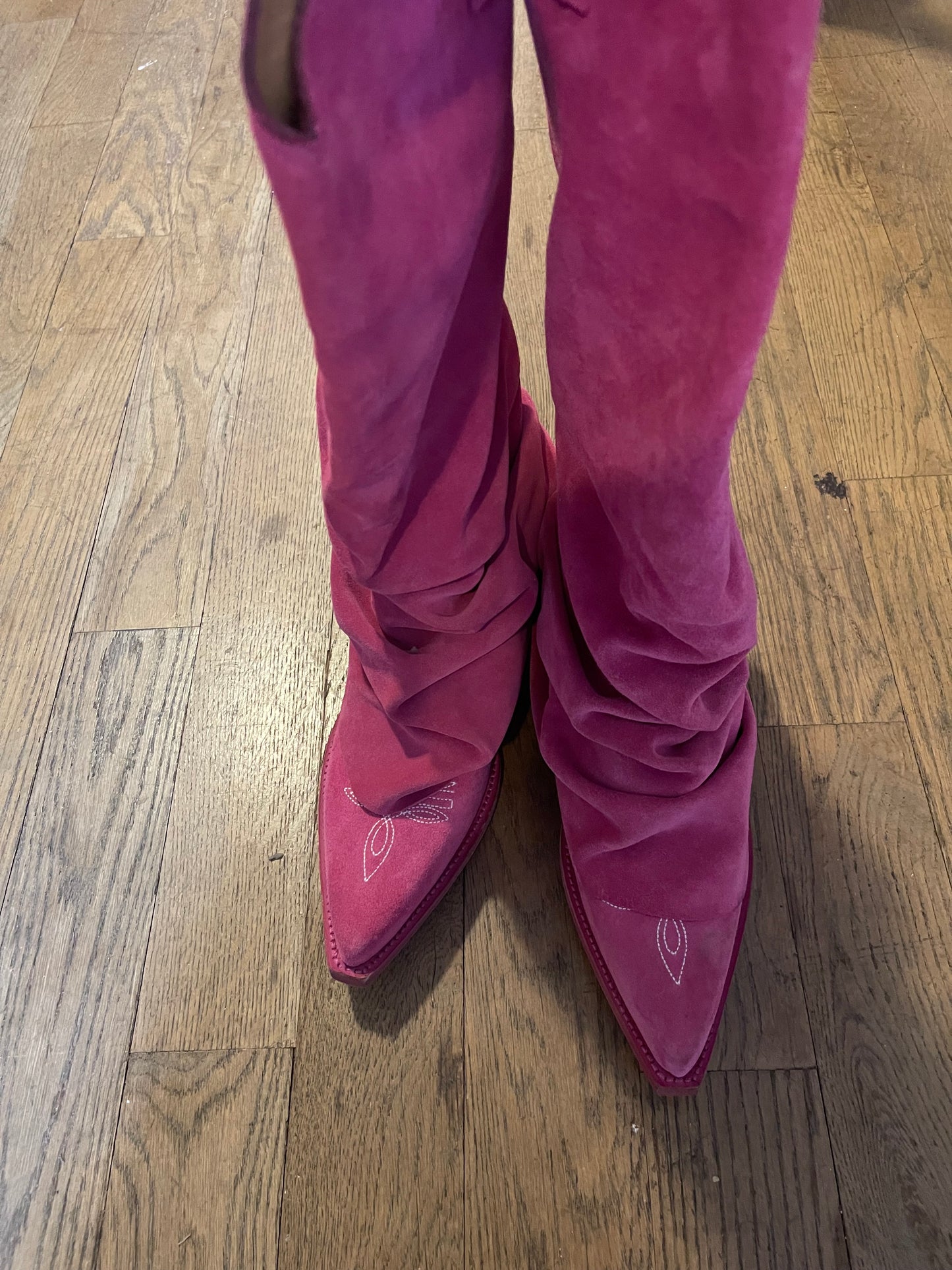 R13 leather shaft cowboy boots