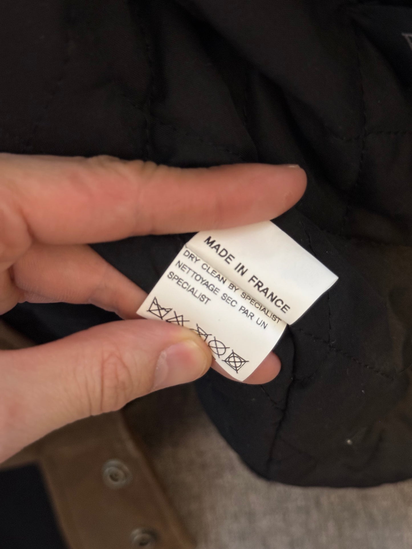 Balmain decarnin SS10 leather varsity jacket