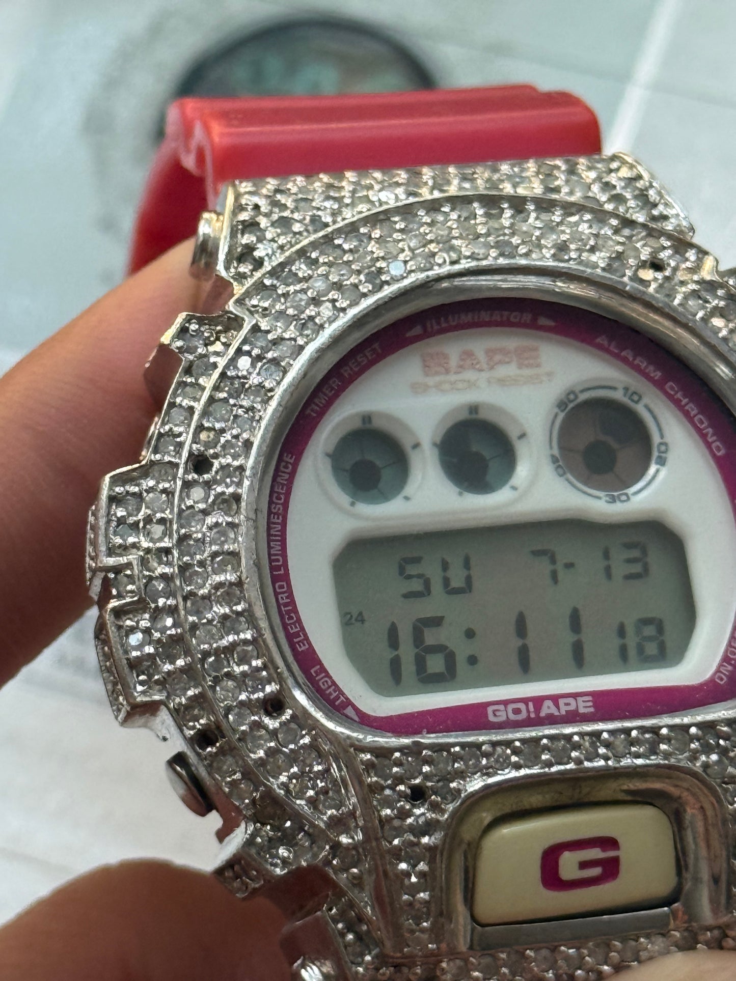 Bape diamond g shock