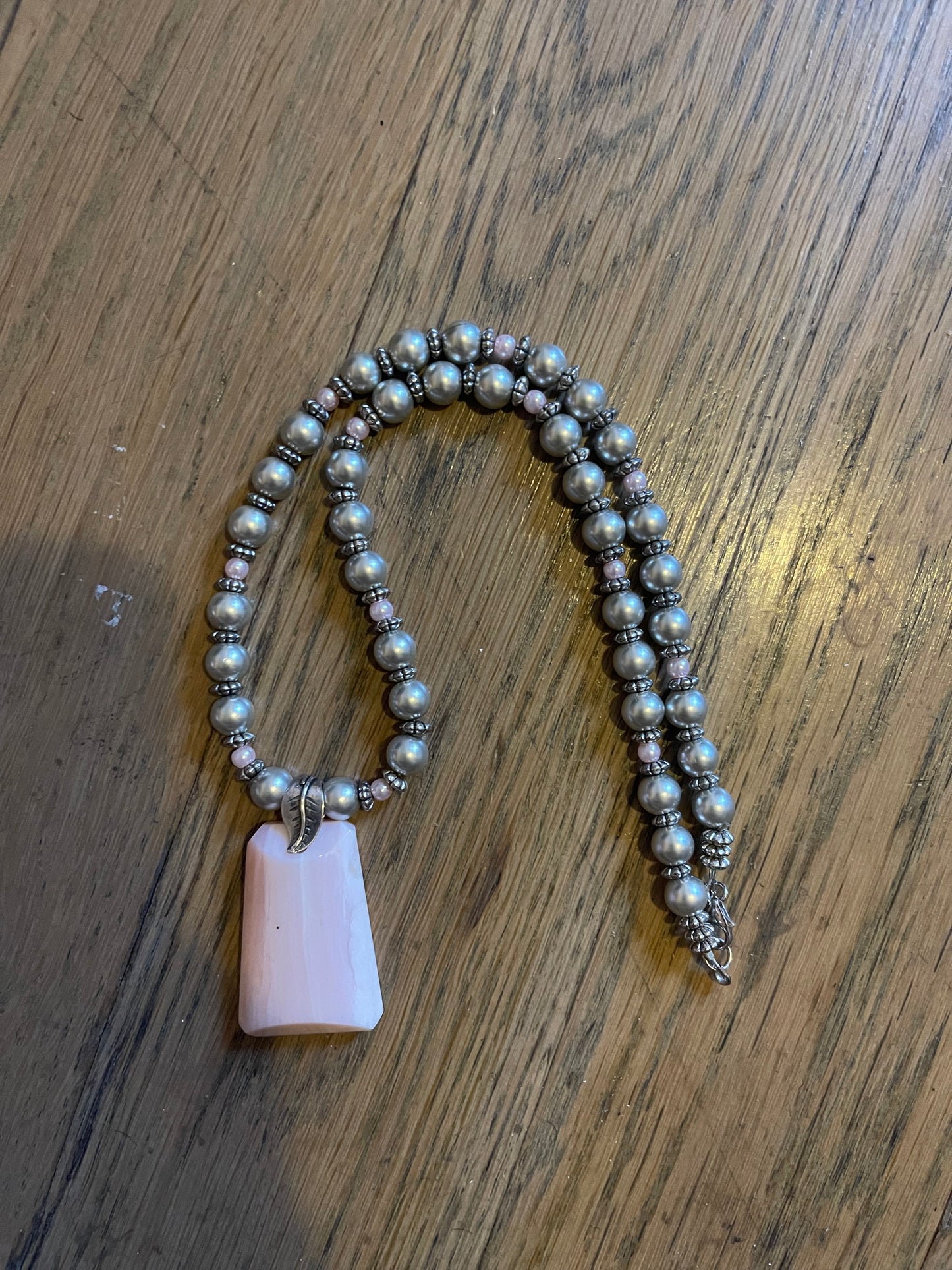 Gem beaded necklace