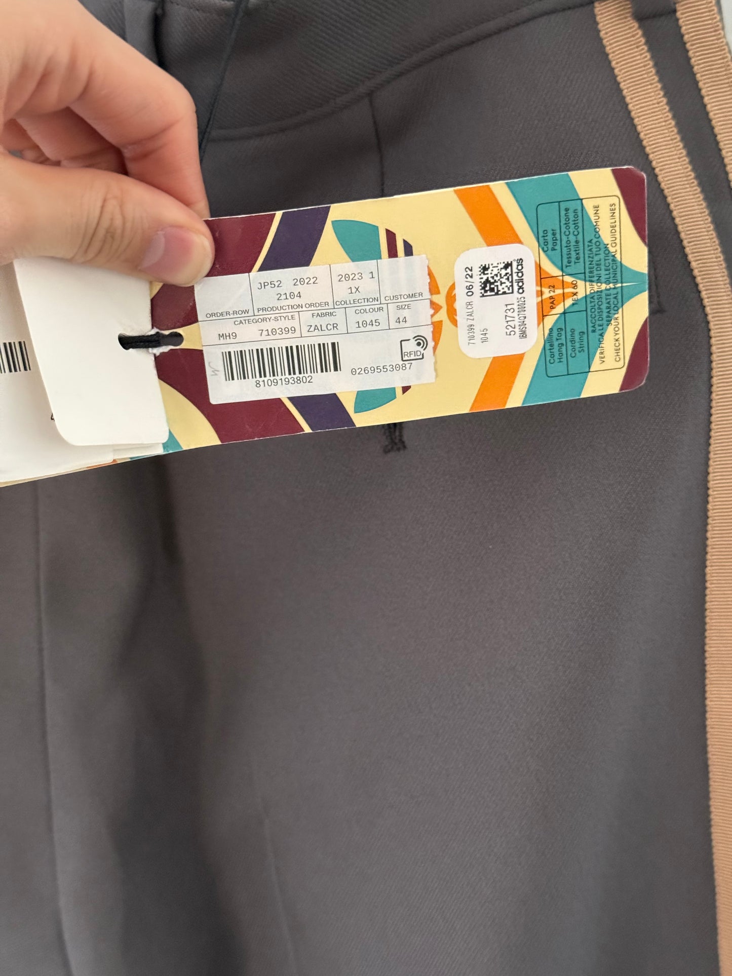 Gucci Adidas stripe trousers