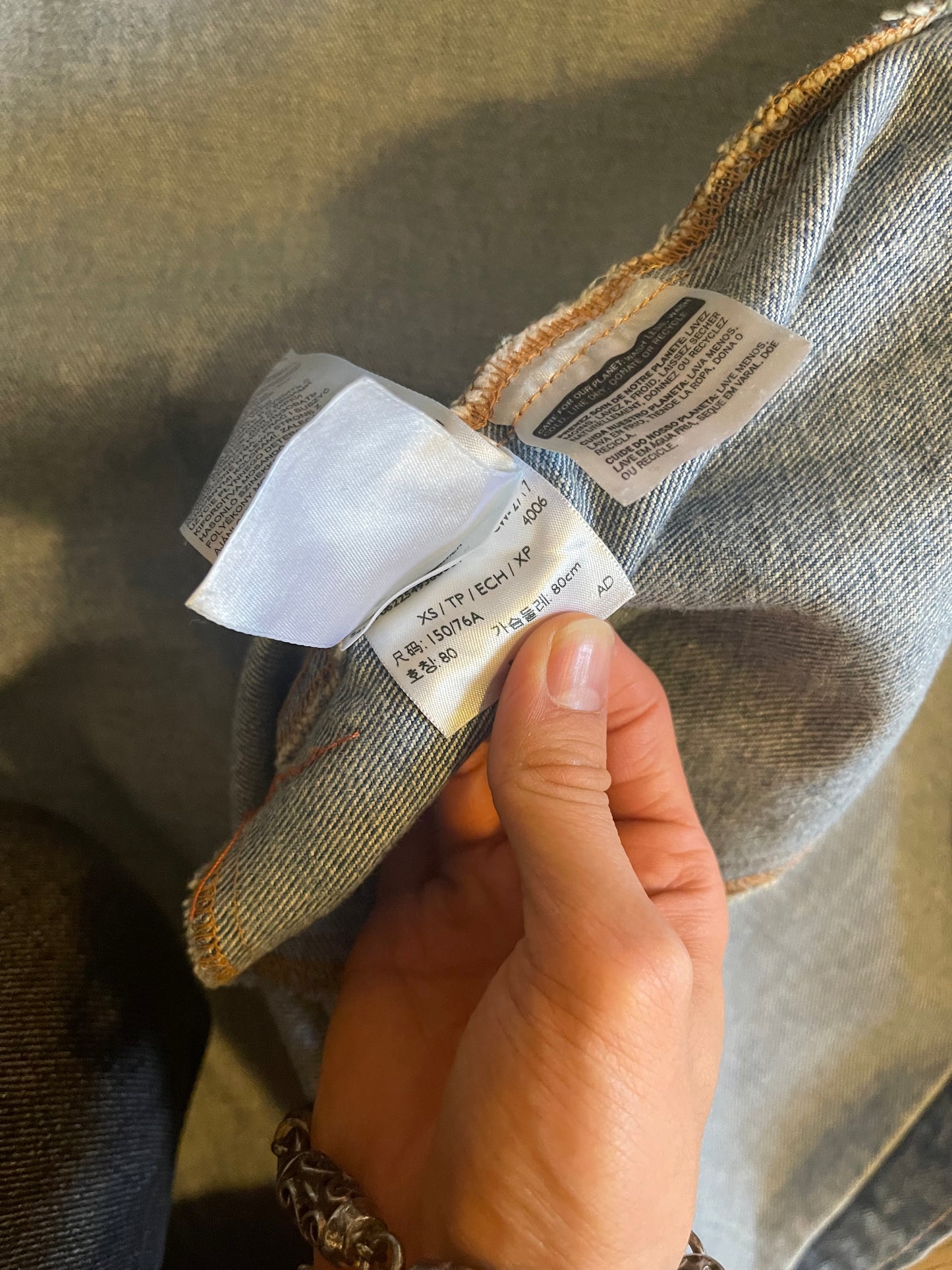 Vetements X Levi’s denim aw18 jacket