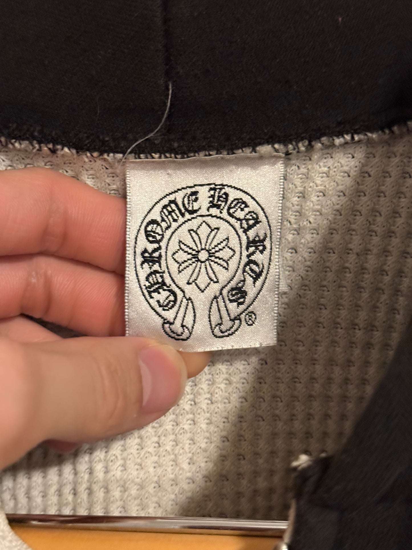 Chrome hearts thermal vintage scroll hoodie