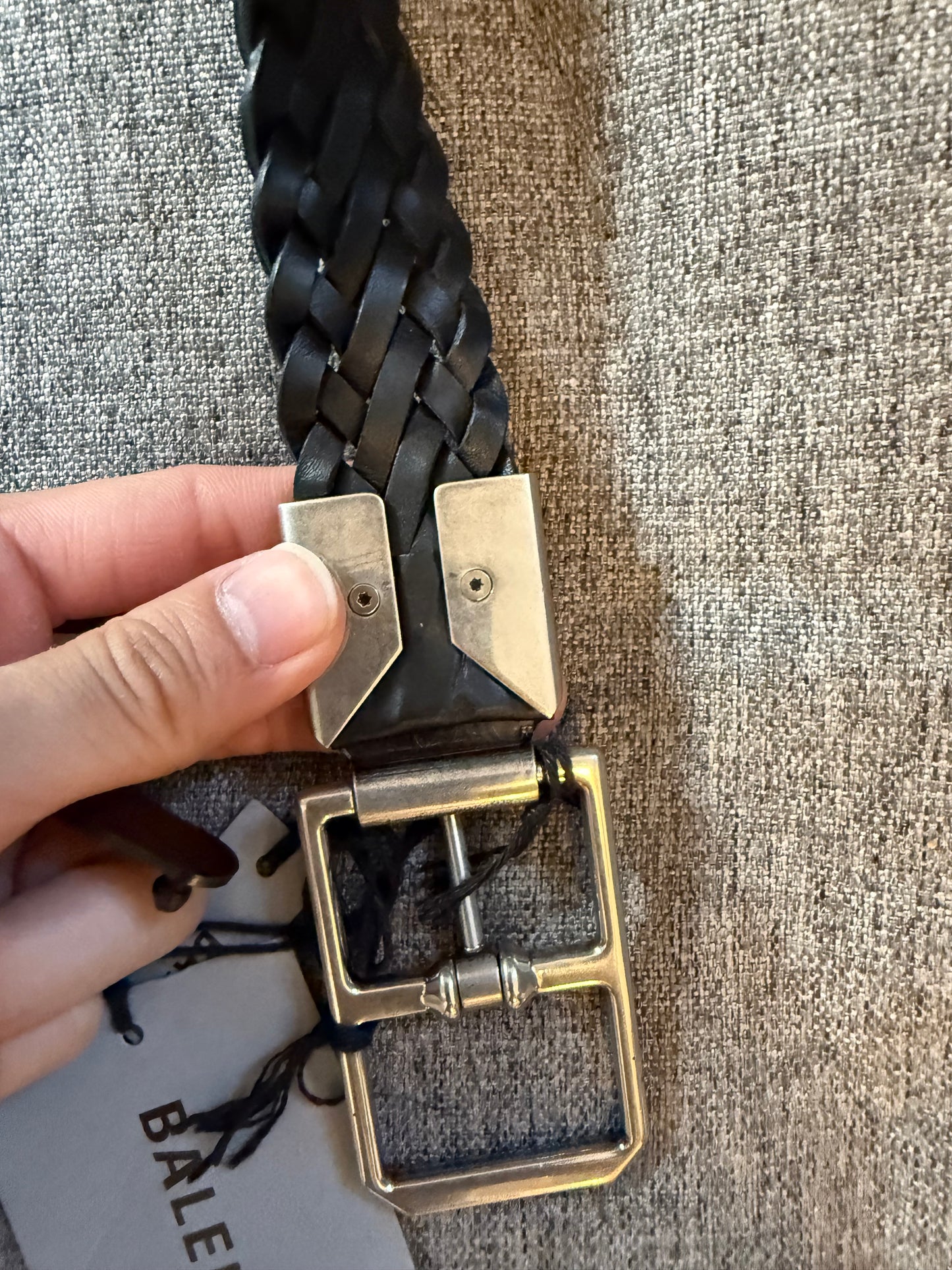 Balenciaga woven belt