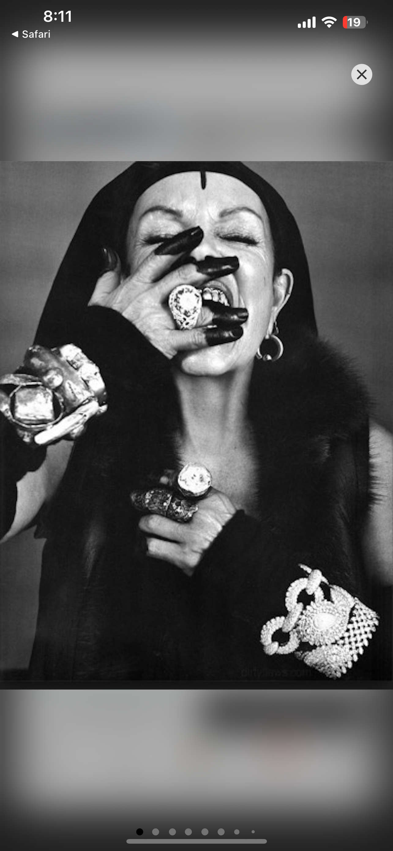 Rick Owens bronze armor hun ring