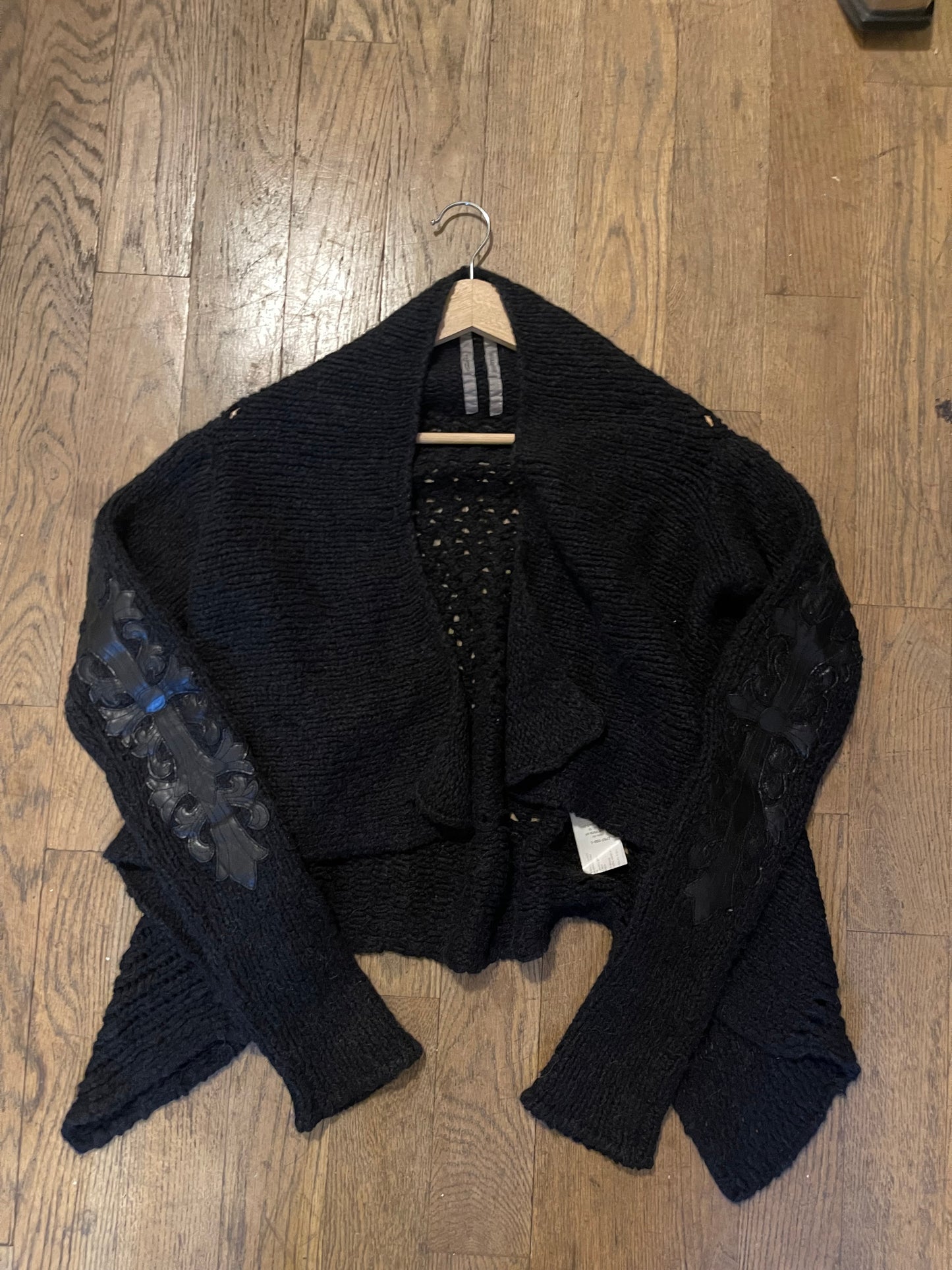 Rick Owens chrome hearts aw14 moody cardigan