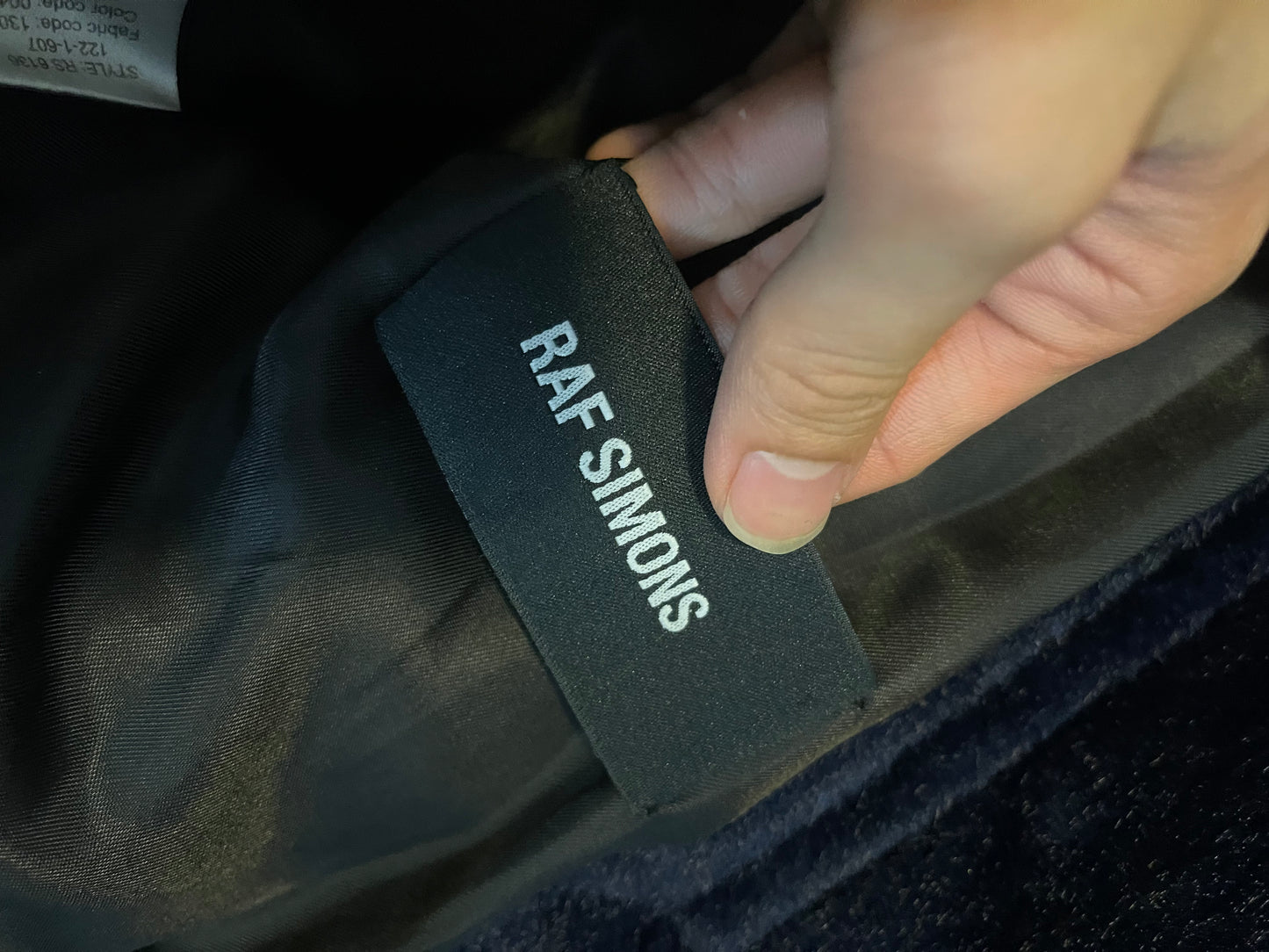 Raf Simons AW10 faux fur car coat