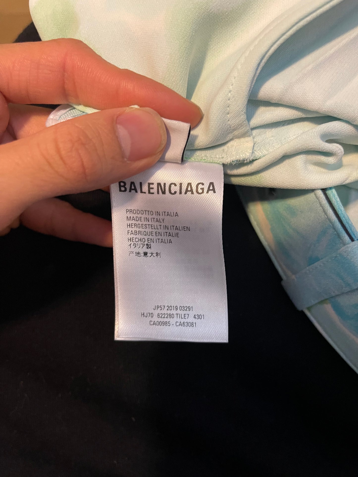 Balenciaga SS19 dynasty pleated skirt