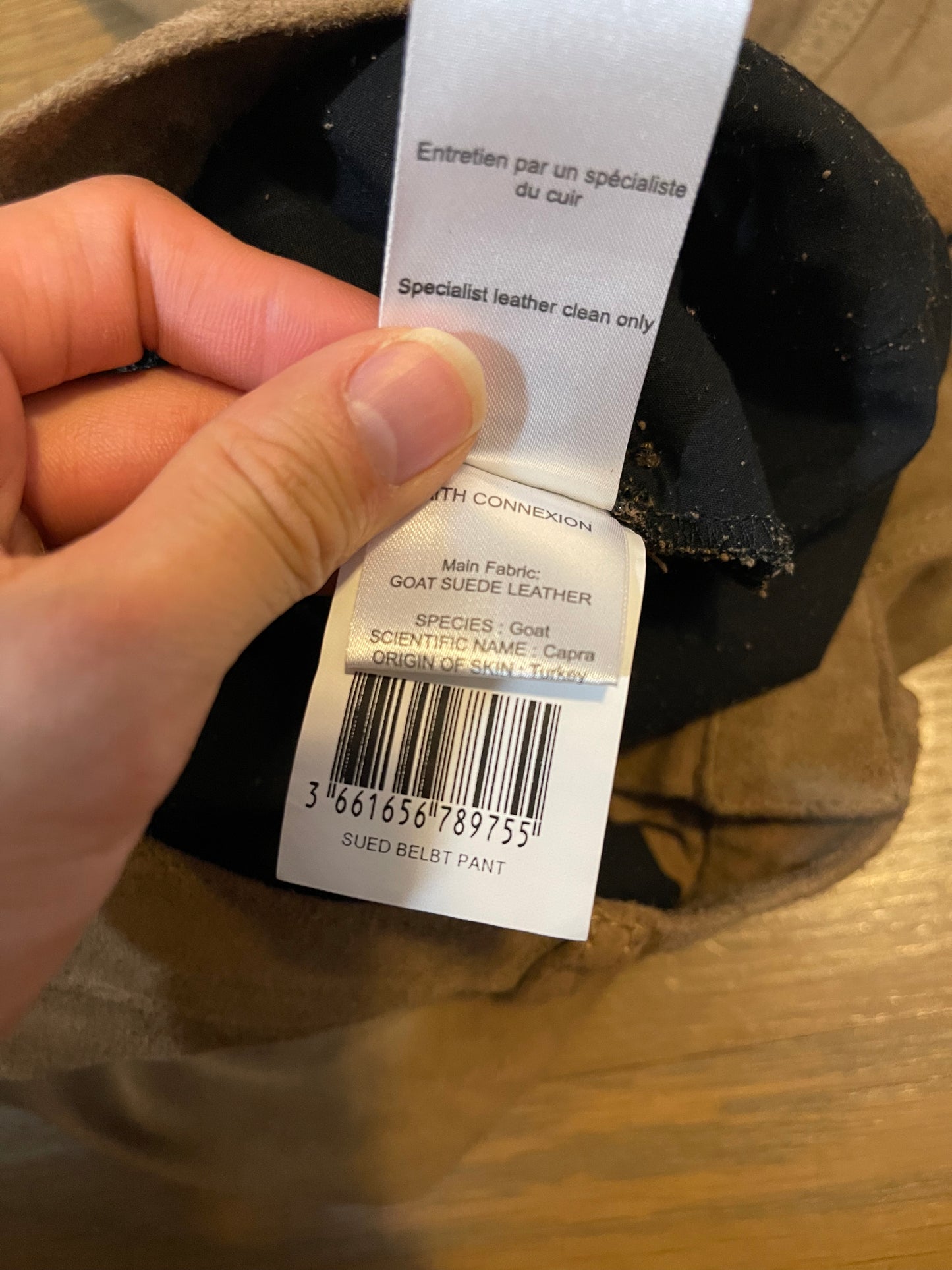 Faith connexion suede flared pants