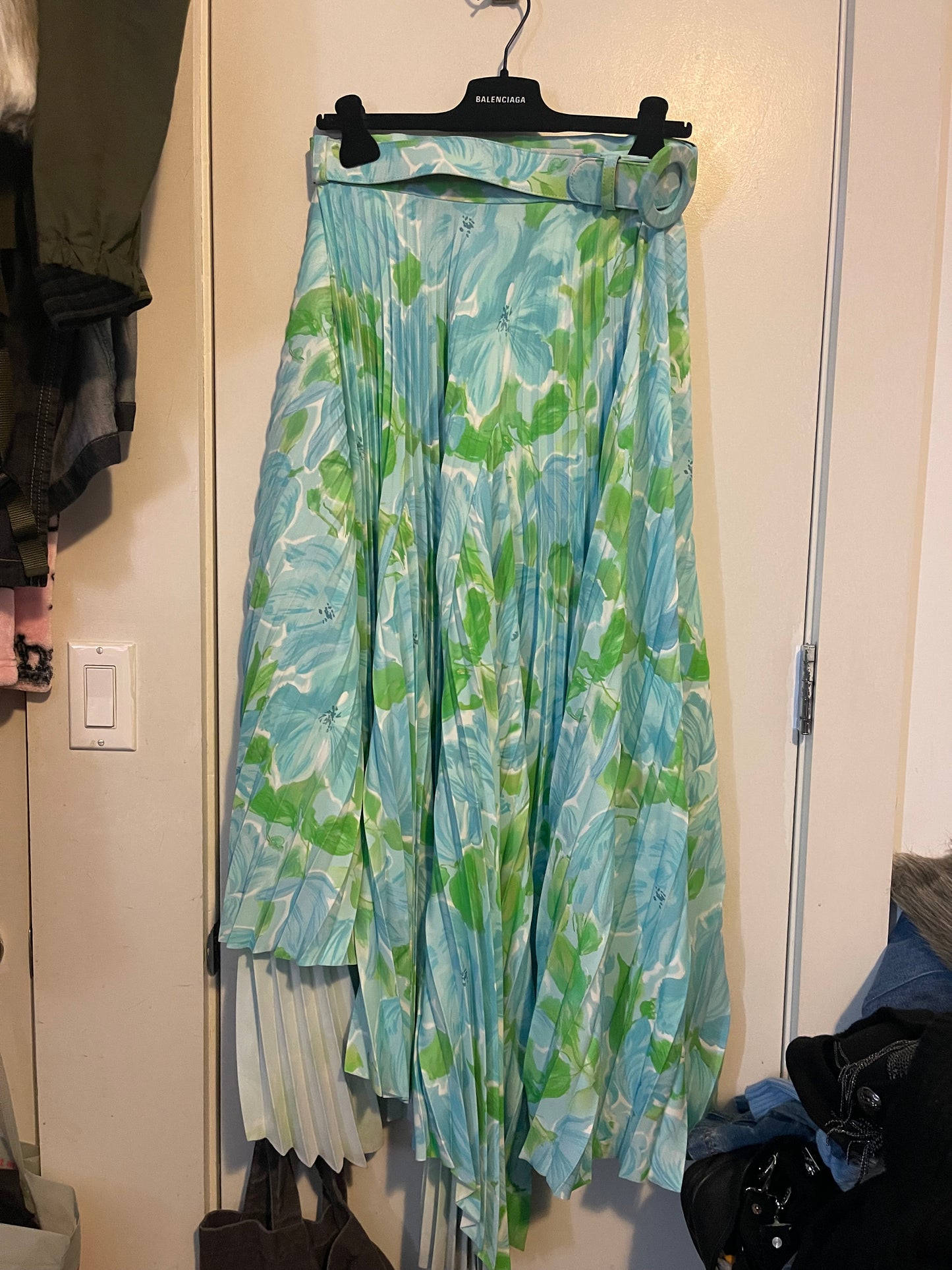 Balenciaga SS19 dynasty pleated skirt
