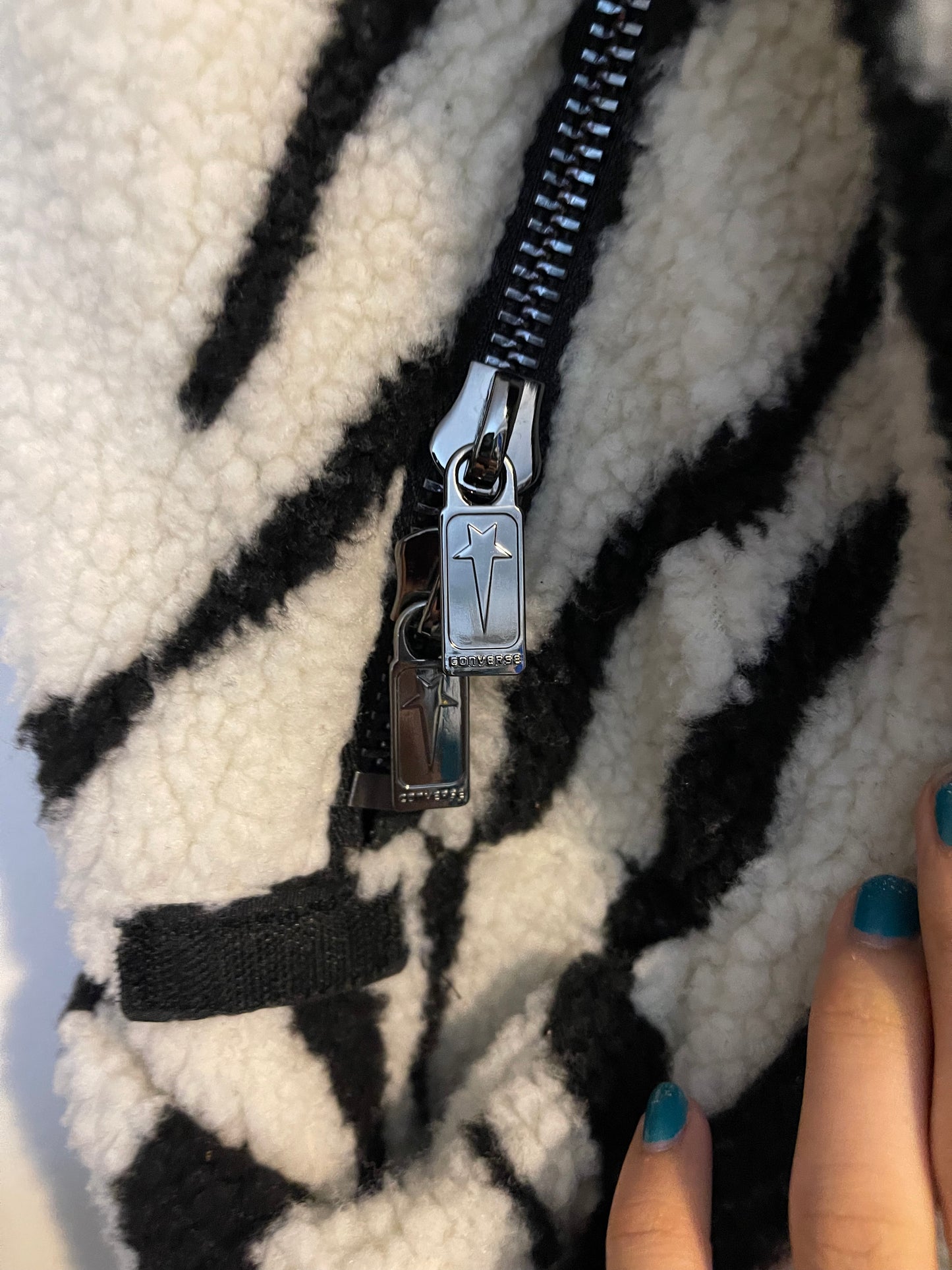 Rick Owens drkshdow oversized zebra backpack