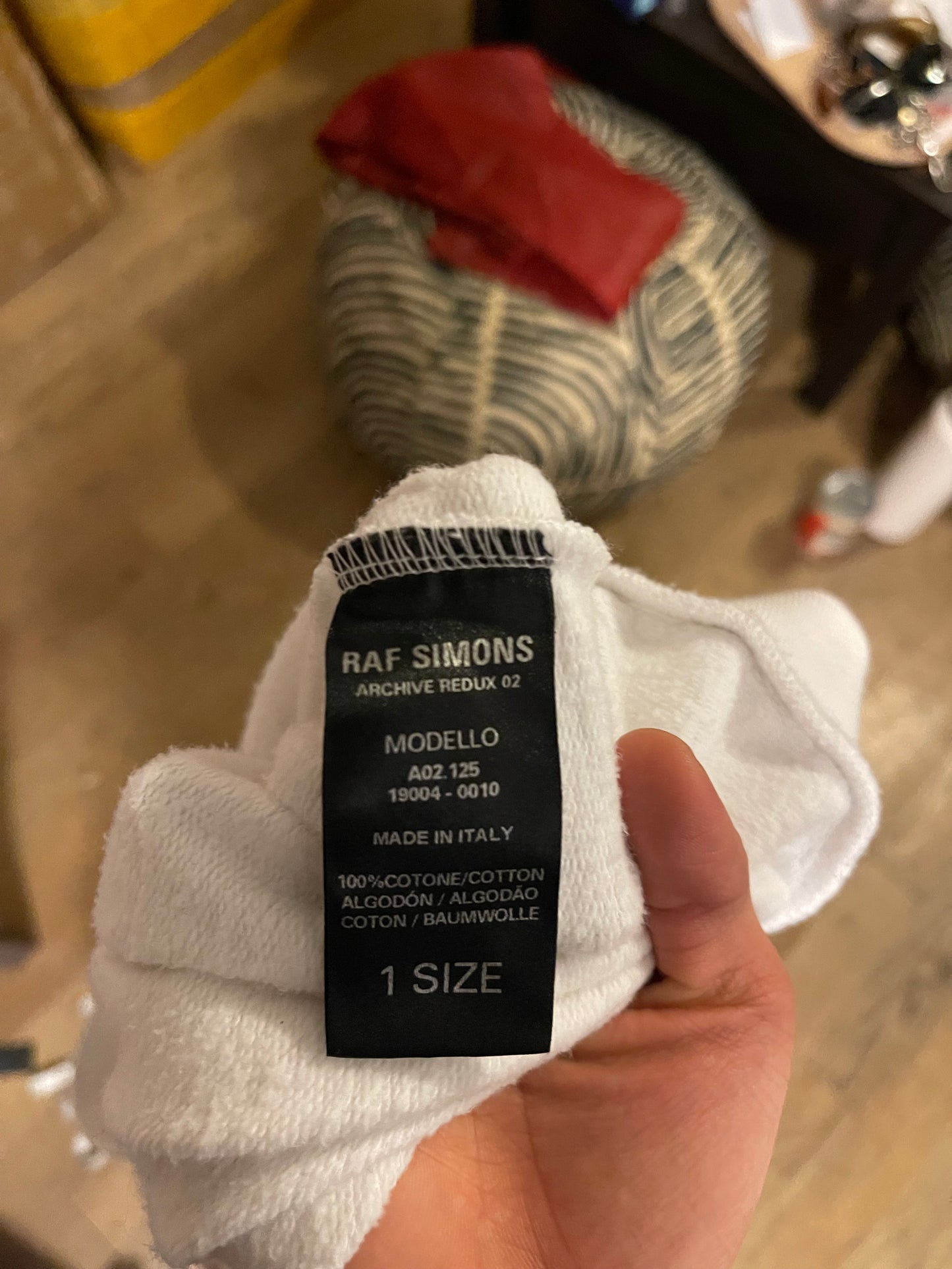 Raf Simons redux archive Tokyo Japan hoodie