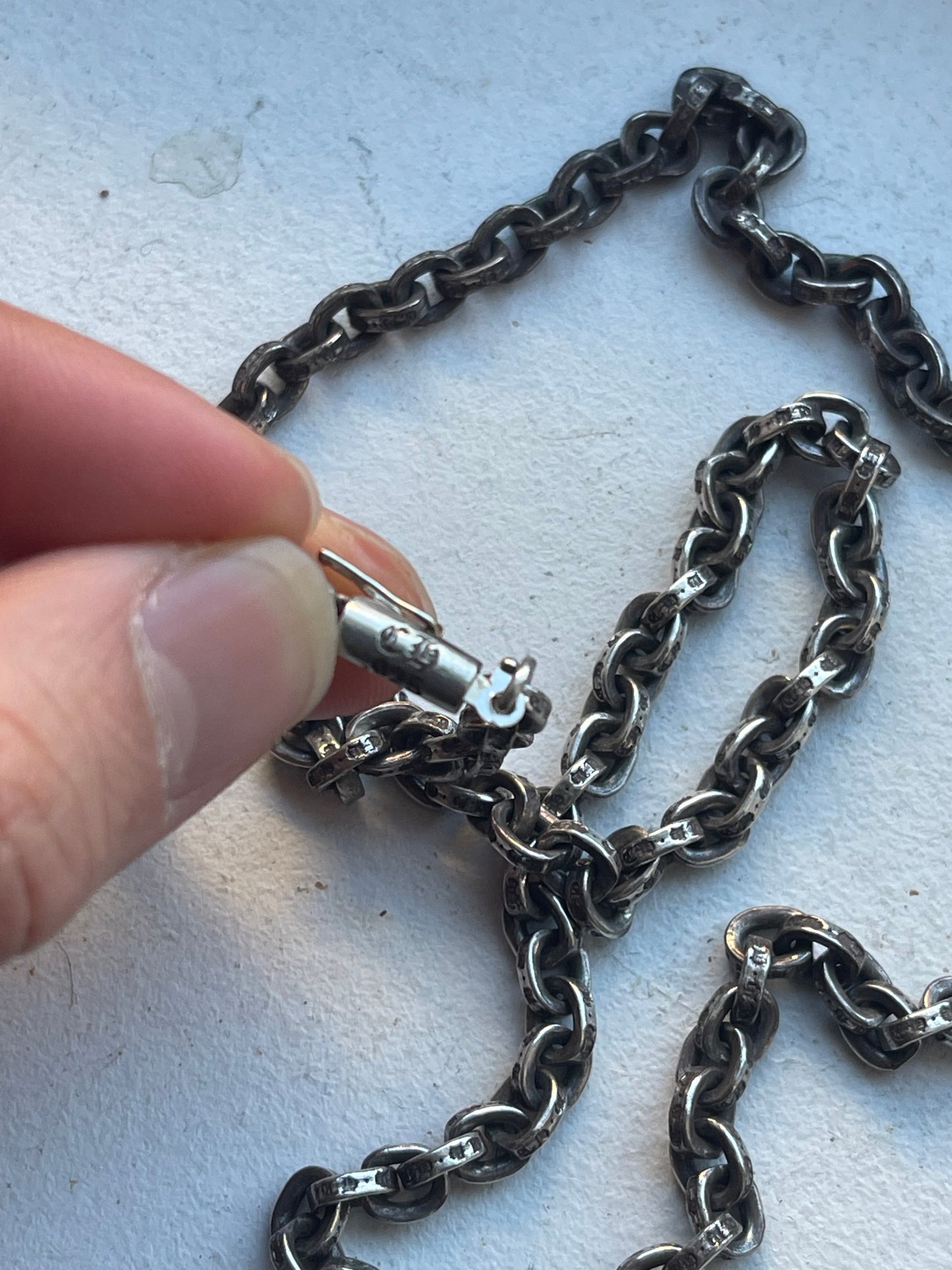 Chrome hearts 24inch paper chain necklace