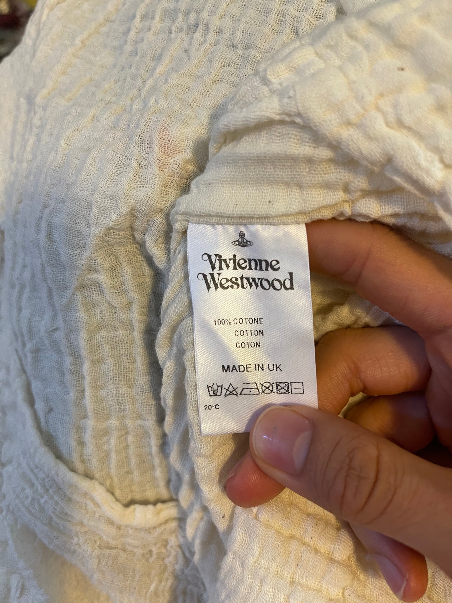Vivienne Westwood muslin bondage top seditionaries