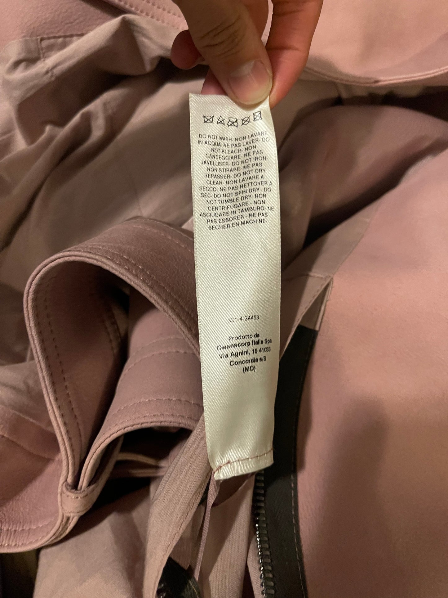 Rick Owens SS24 lido jumbo Tatlin dust pink vest