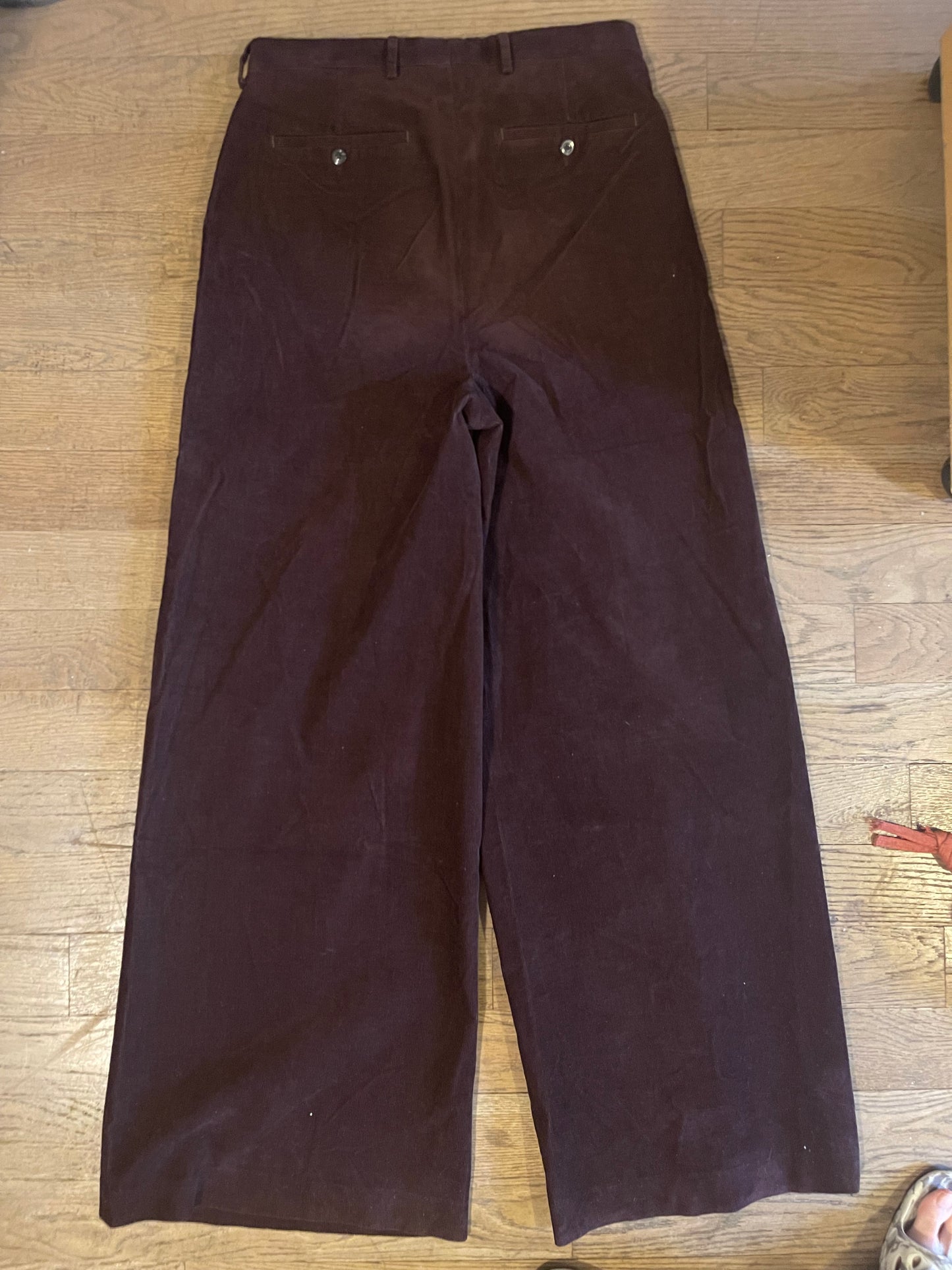 Rick Owens AW20 performa wide trousers corduroy
