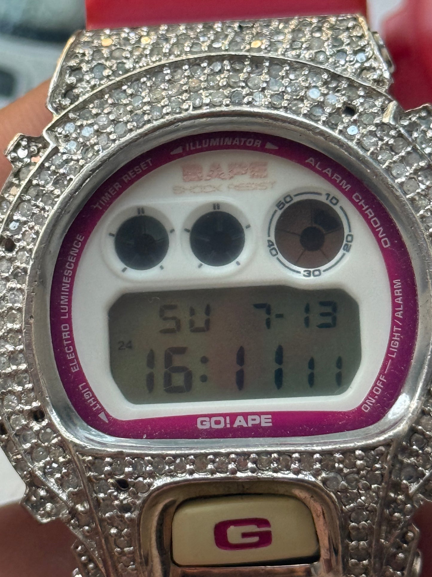 Bape diamond g shock