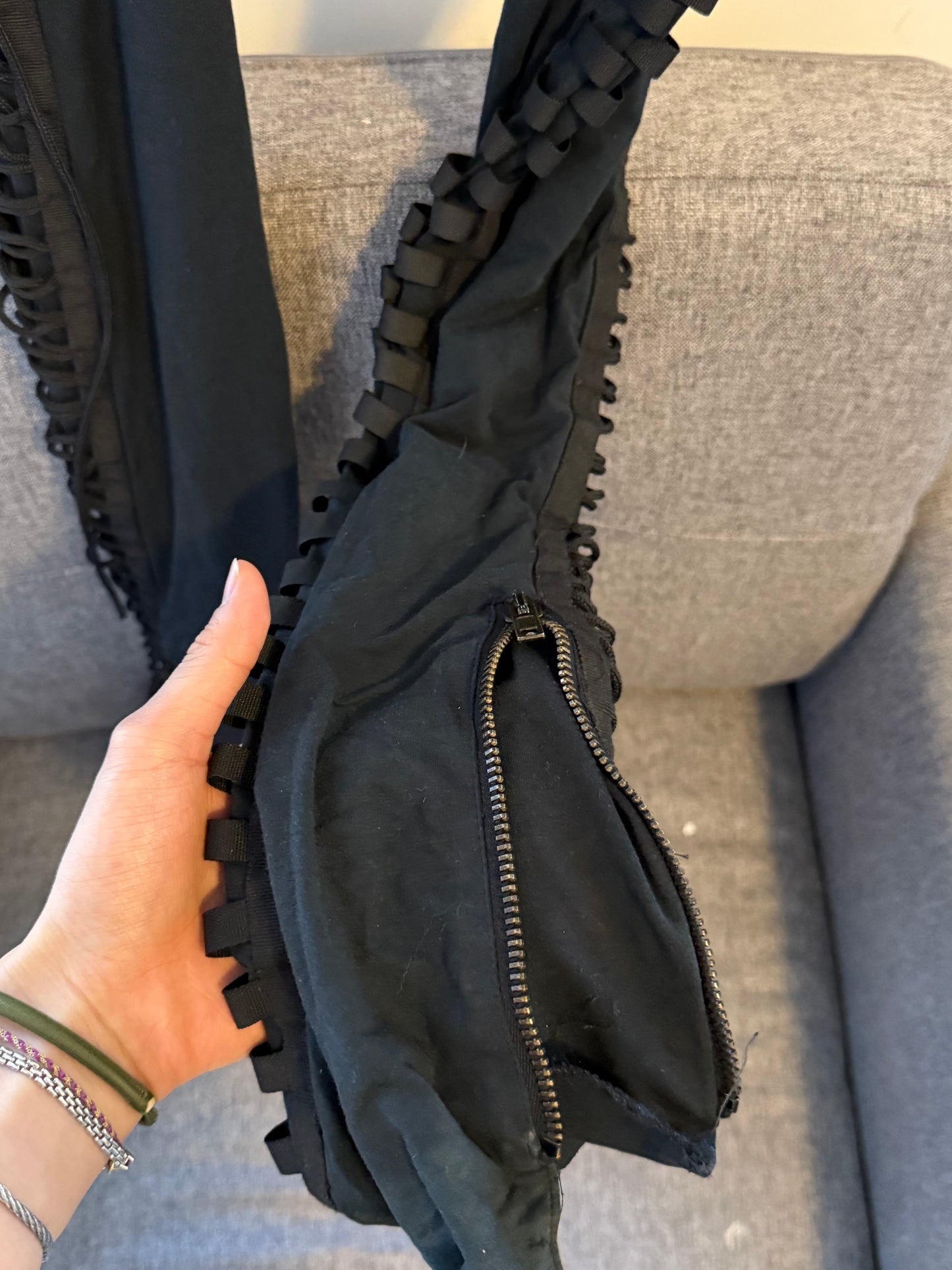 Helmut lang AW03 aviator legging pants