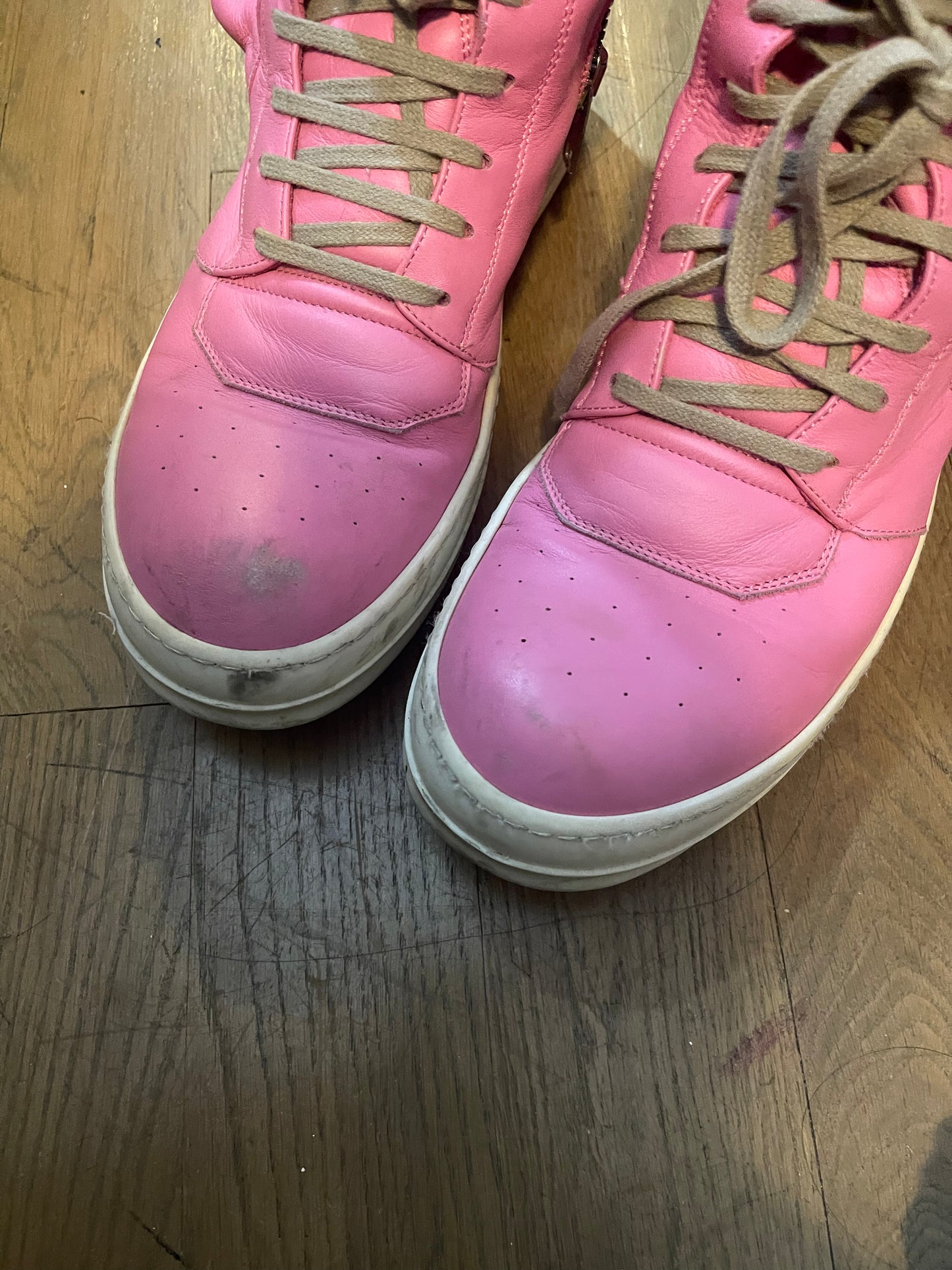 Rick Owens pop pink cargobasket size 42