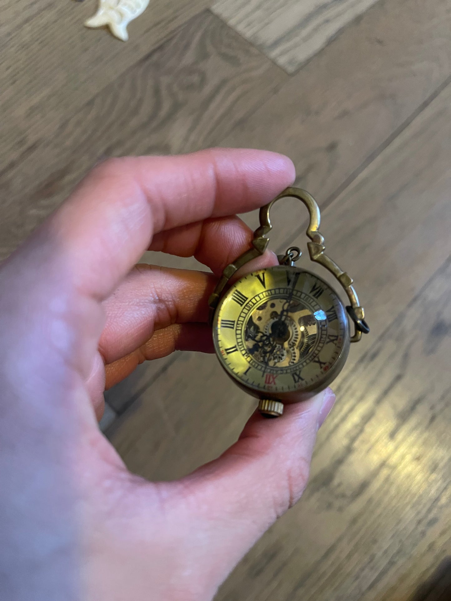 Orb clock pendant