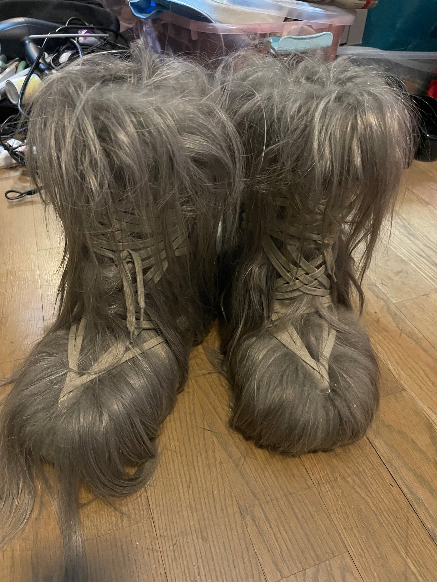 Rick Owens moncler big rock megalace boots