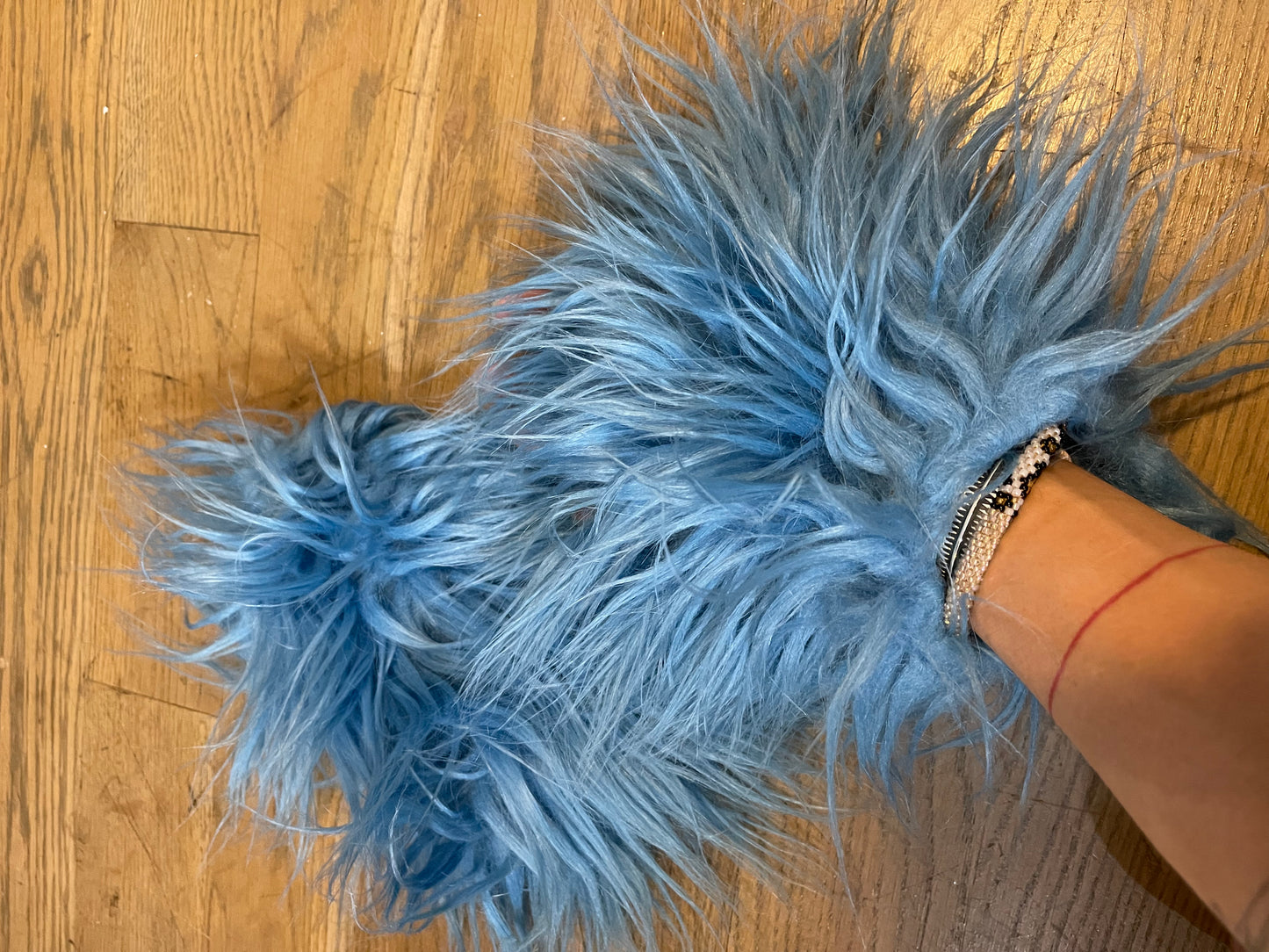 Gucci faux fur gloves