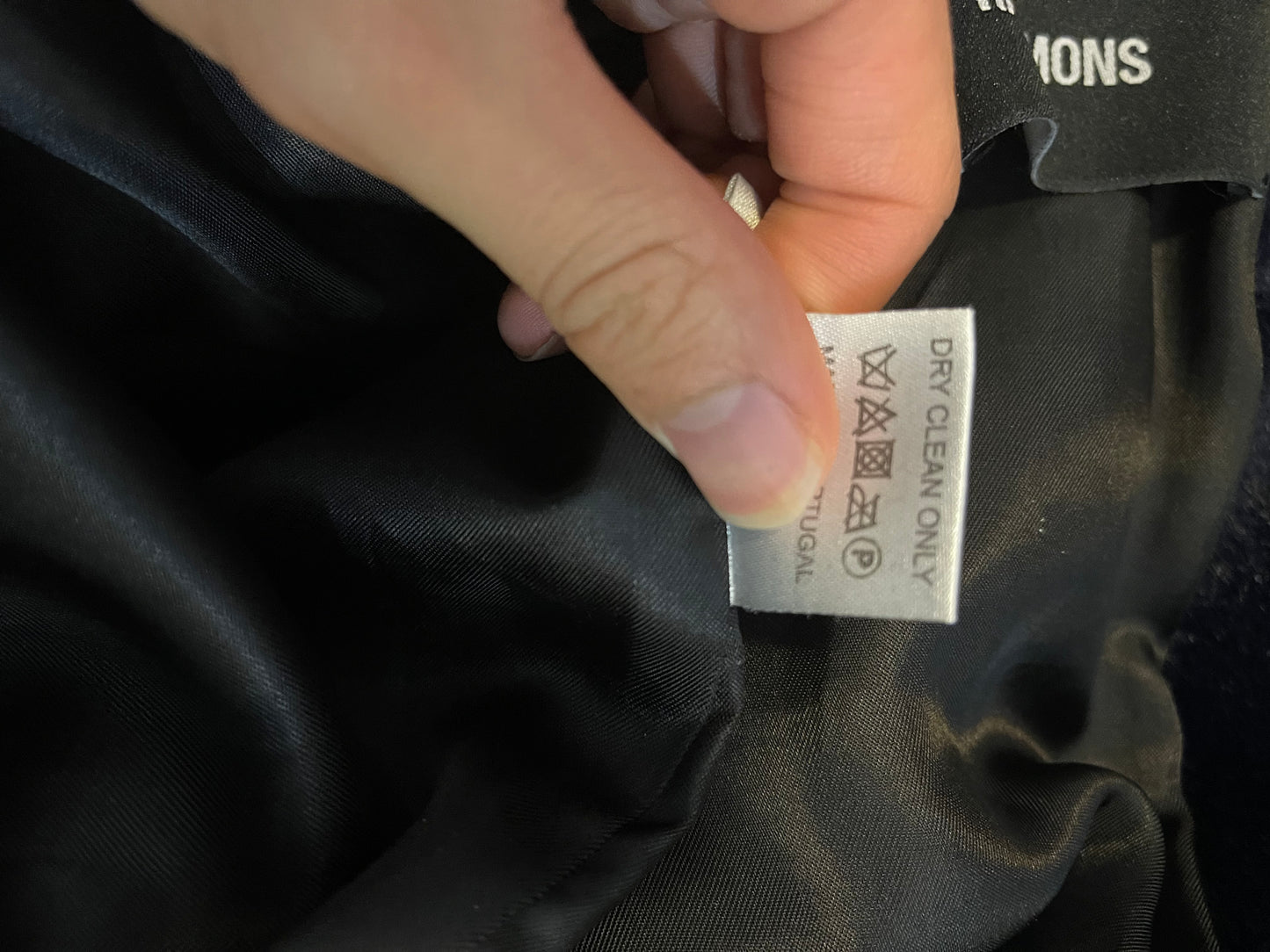 Raf Simons AW10 faux fur car coat