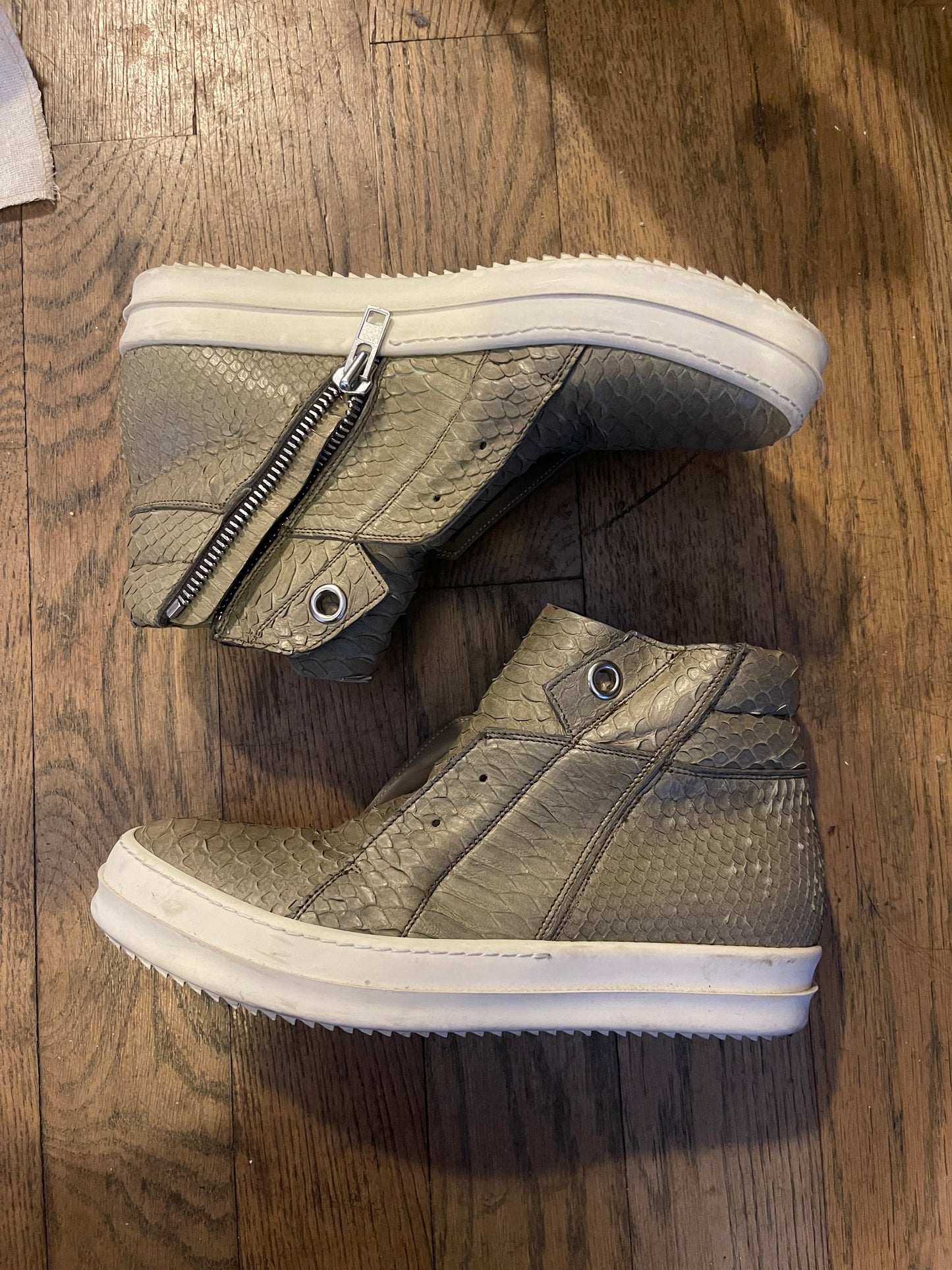 Rick Owens SS13 island python dunks