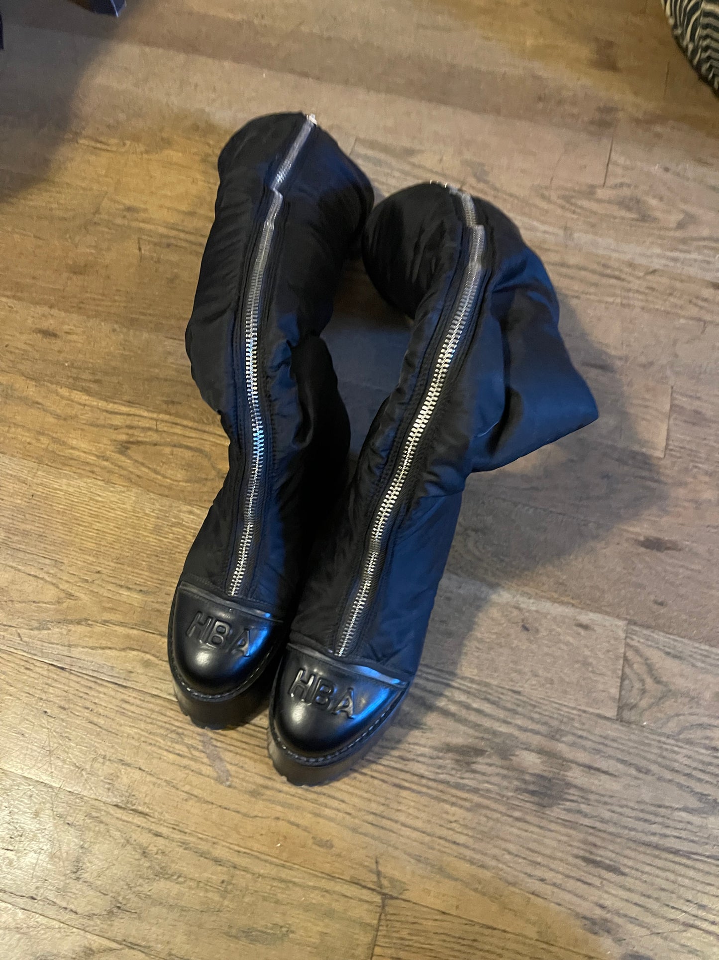 Hood by air thigh high centaur boots