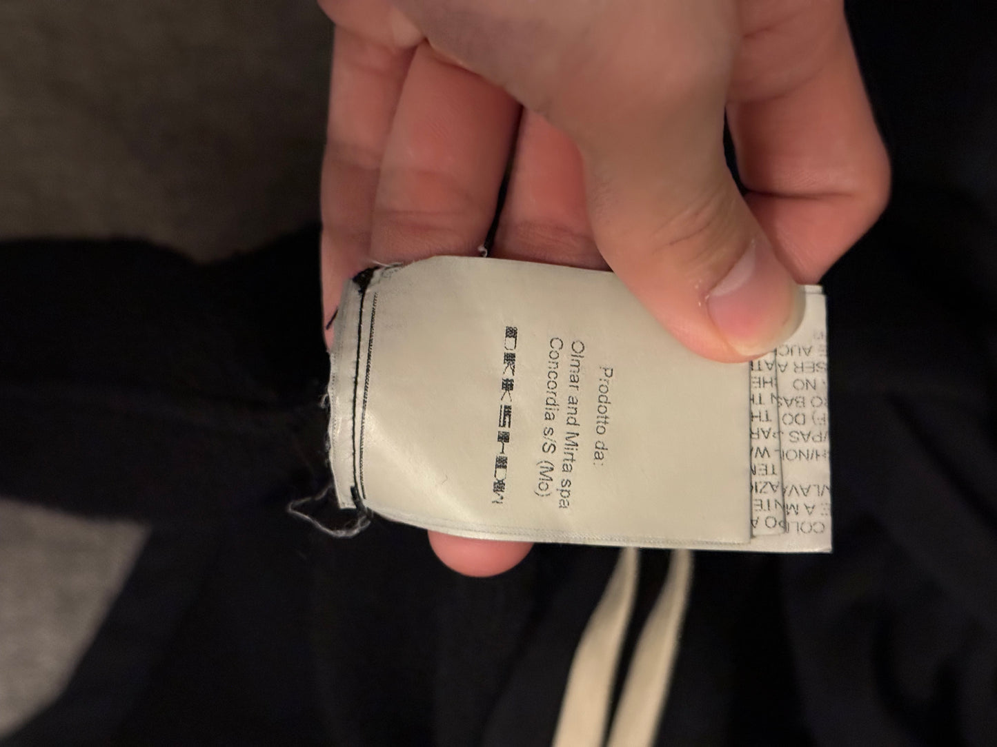 Rick Owens AW15 kimono robe hoodie