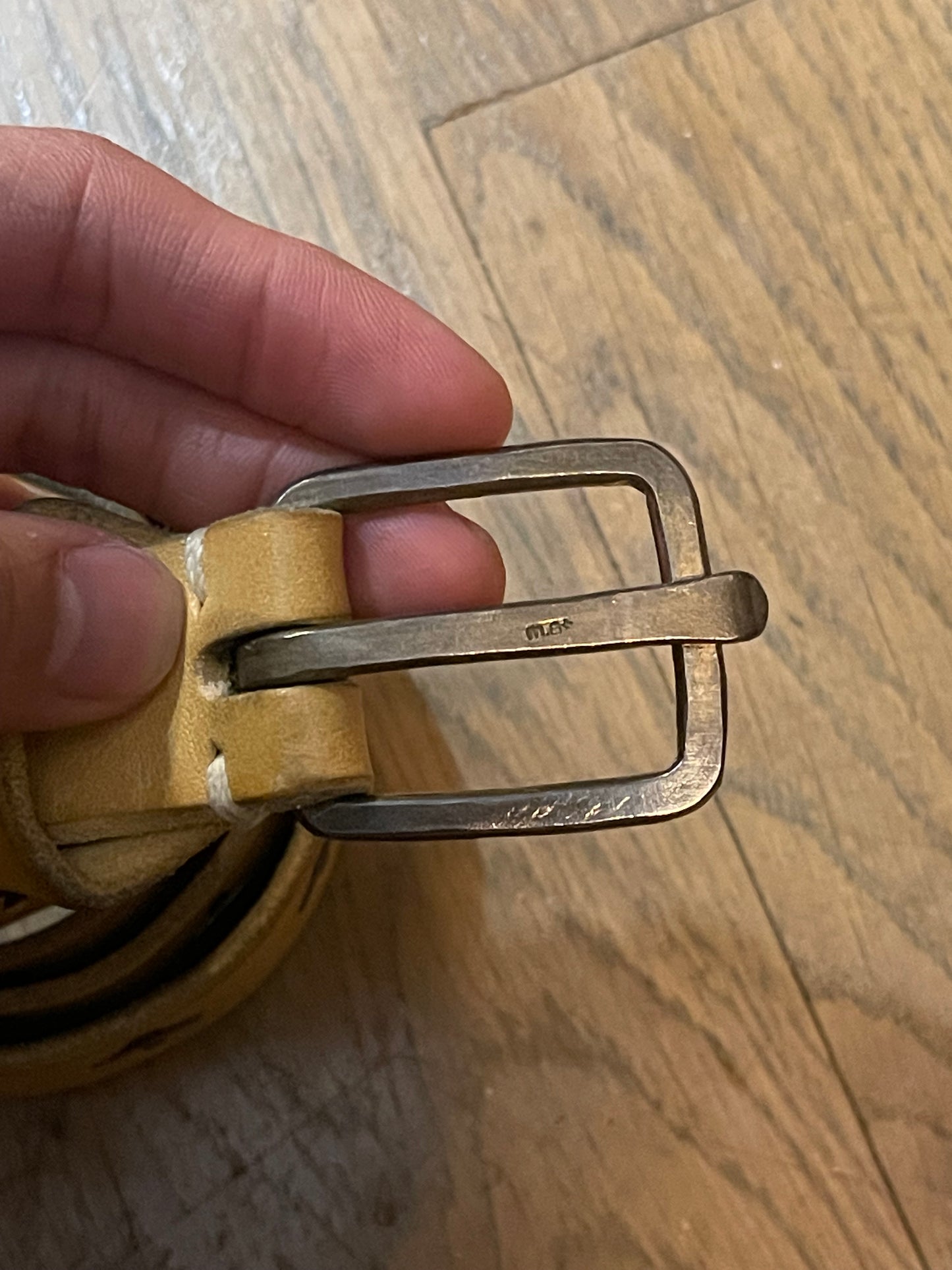 MA+ Maurizio Amedia stapled belt