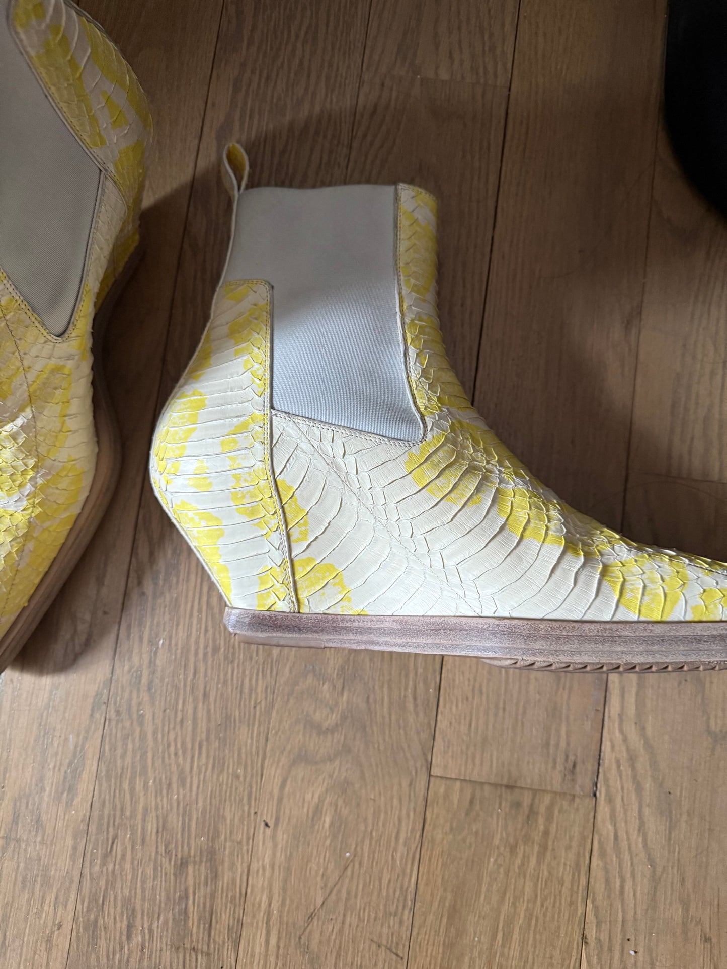 Rick Owens AW20 sample python effect leather