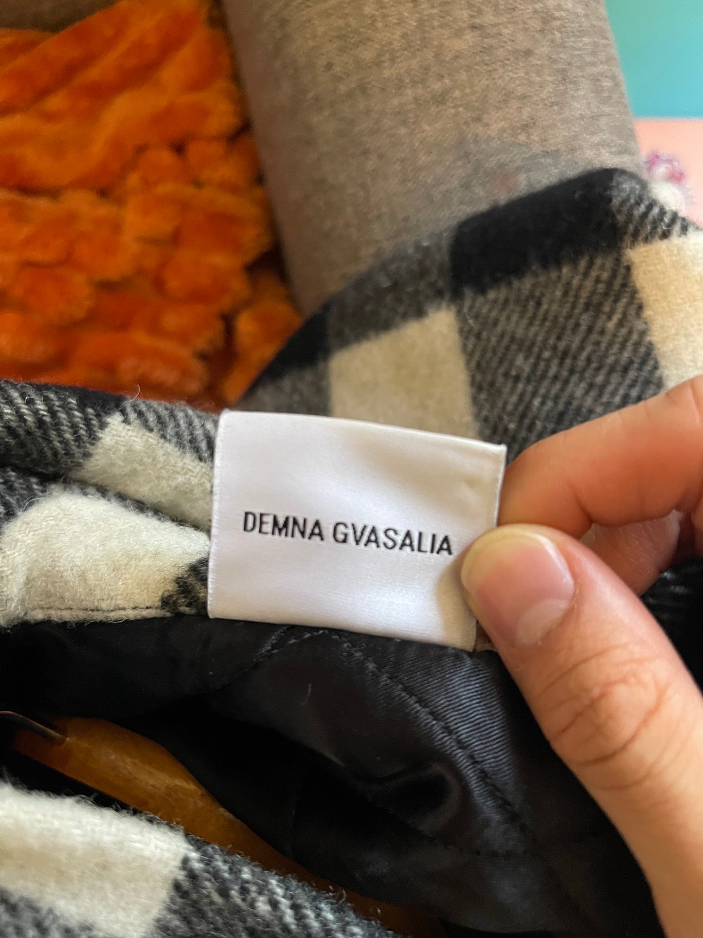 Vetements AW16 swing flannel quilted shirt
