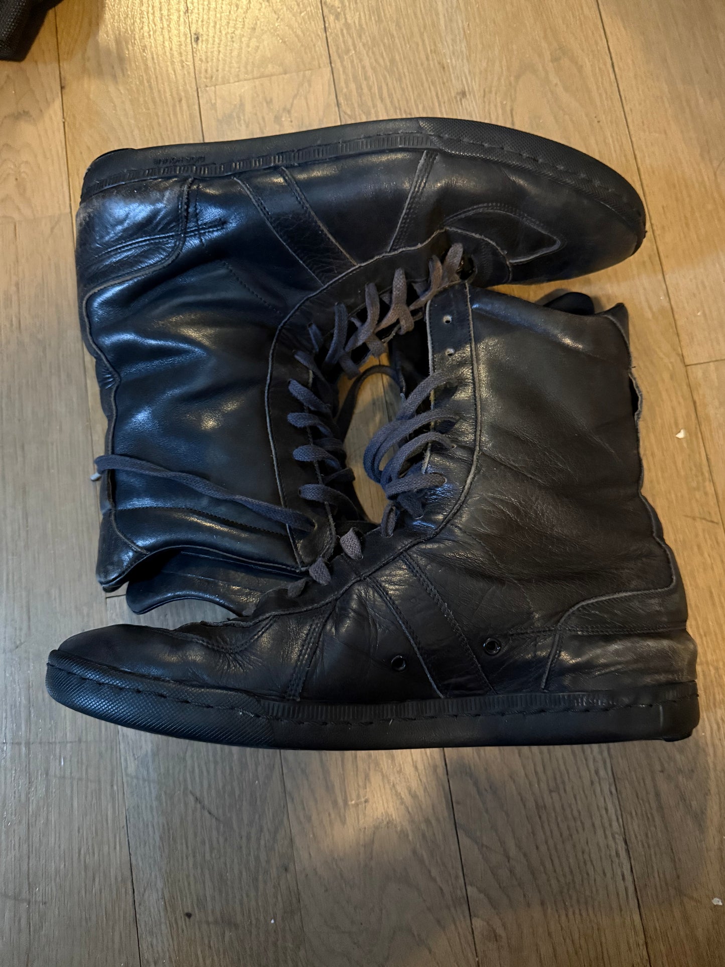 Dior Homme luster 03AW boxing shoes