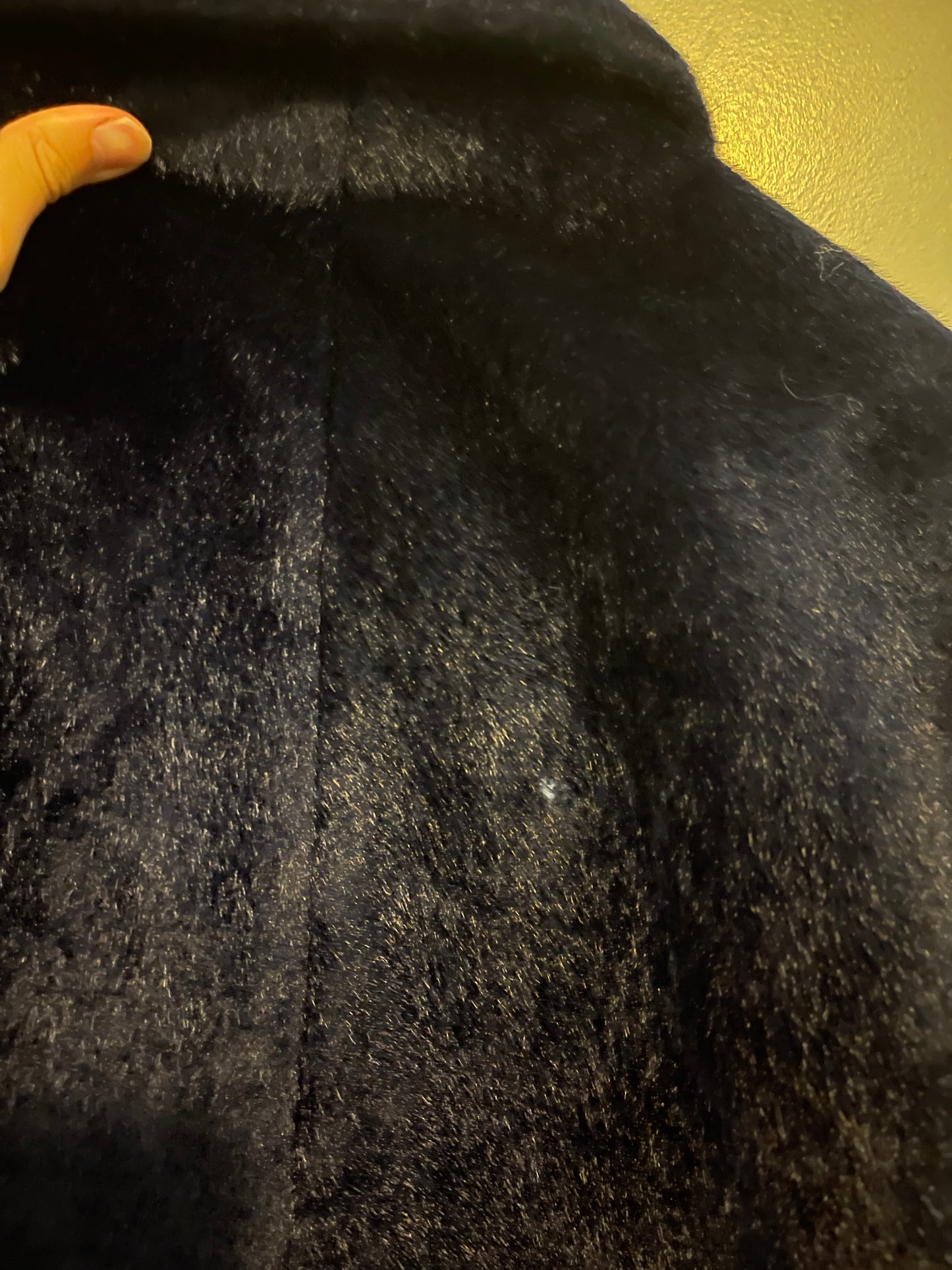 Raf Simons AW10 faux fur car coat