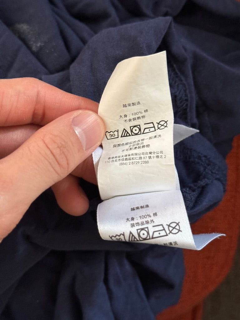 DIY distressed polo 5XL hoodie