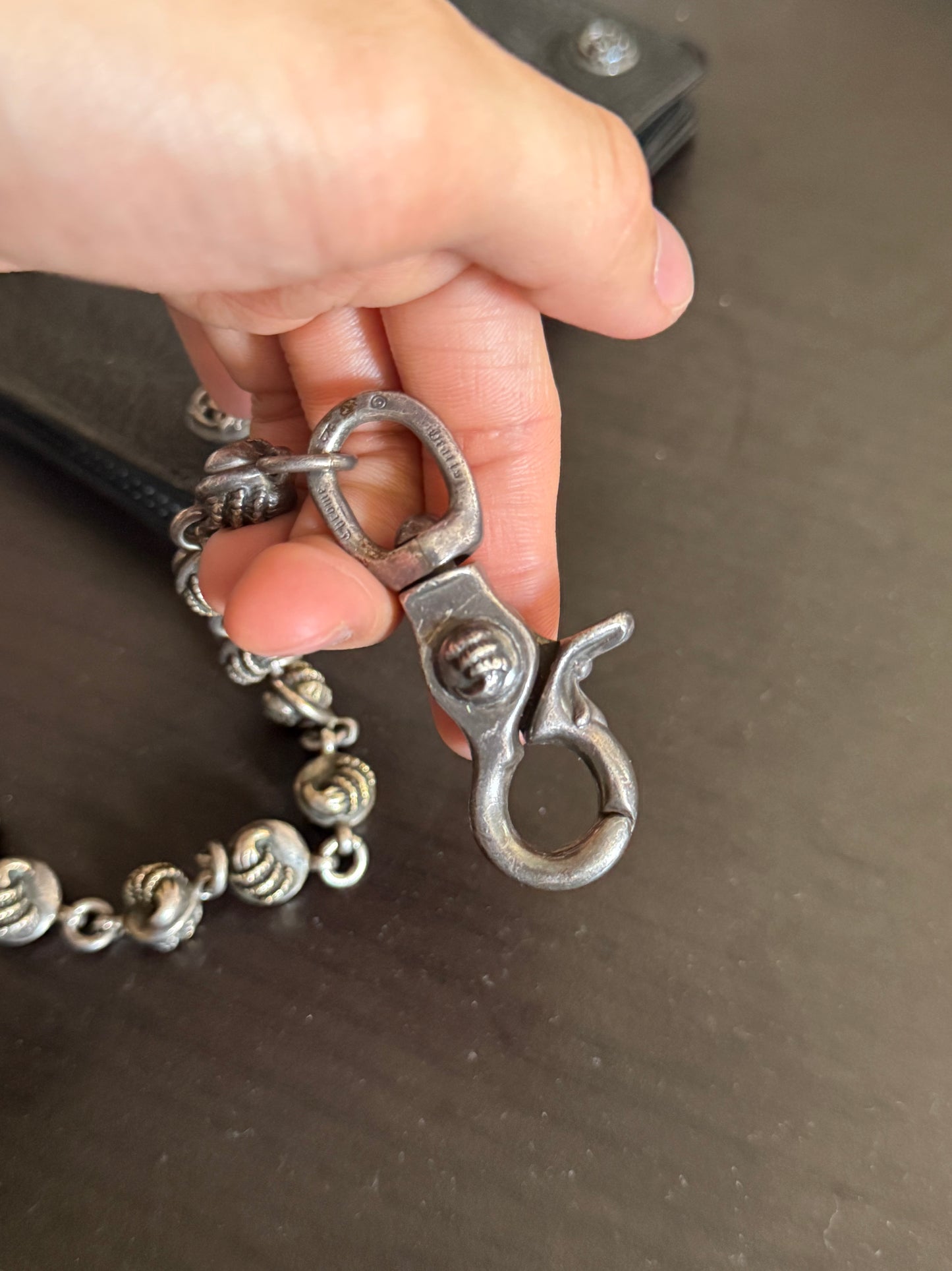 Chrome hearts 90s talon multi ball wallet chain