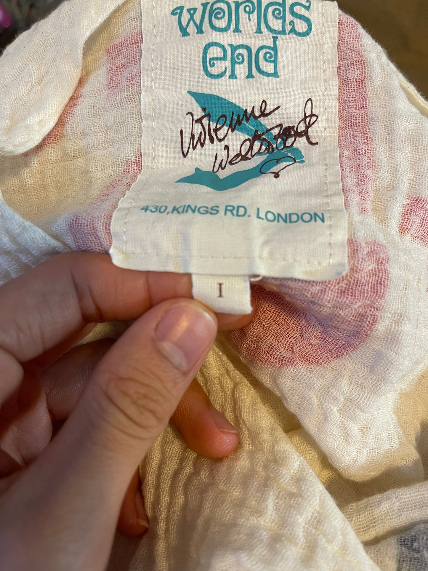 Vivienne Westwood muslin bondage top seditionaries