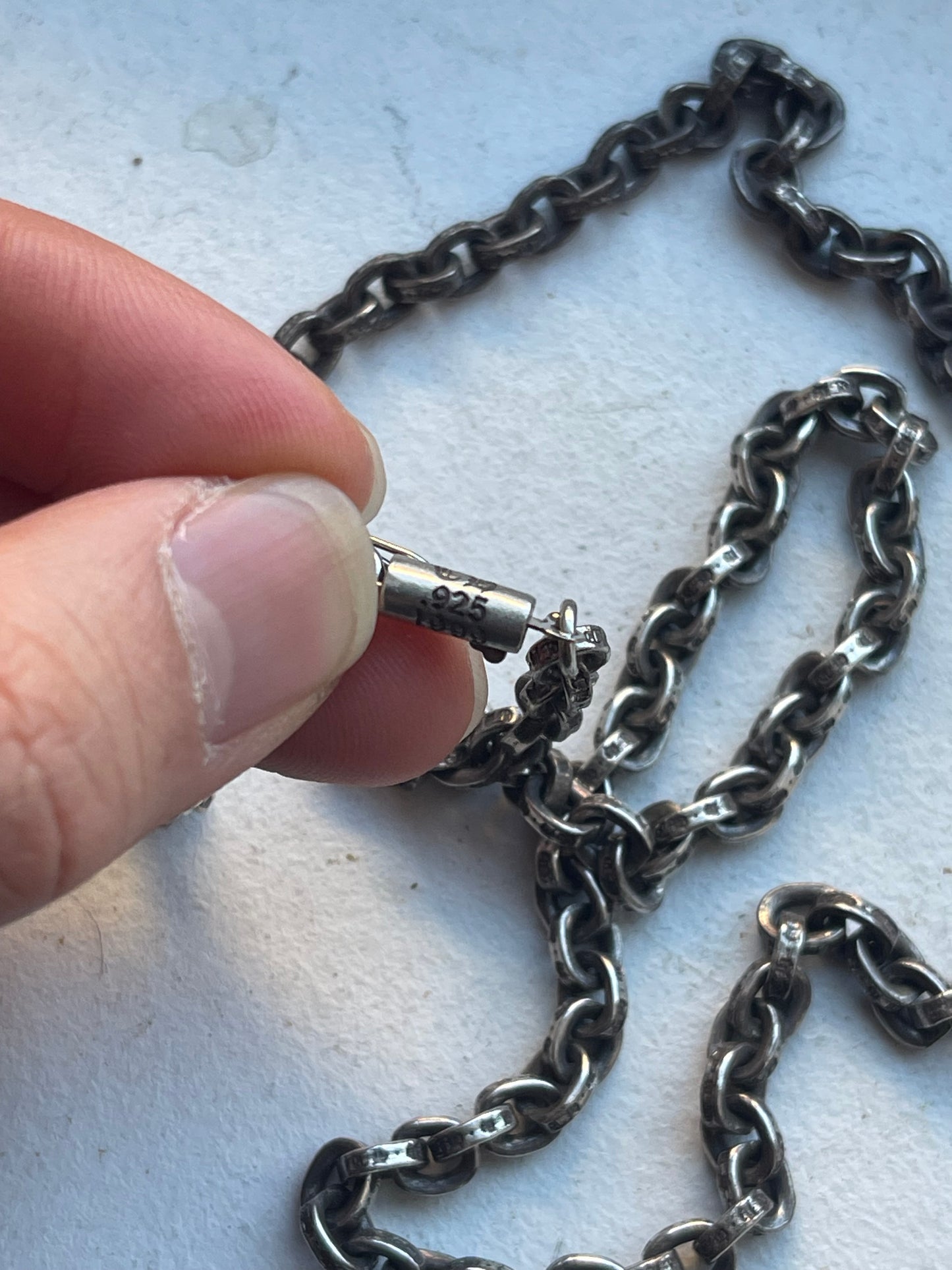 Chrome hearts 24inch paper chain necklace