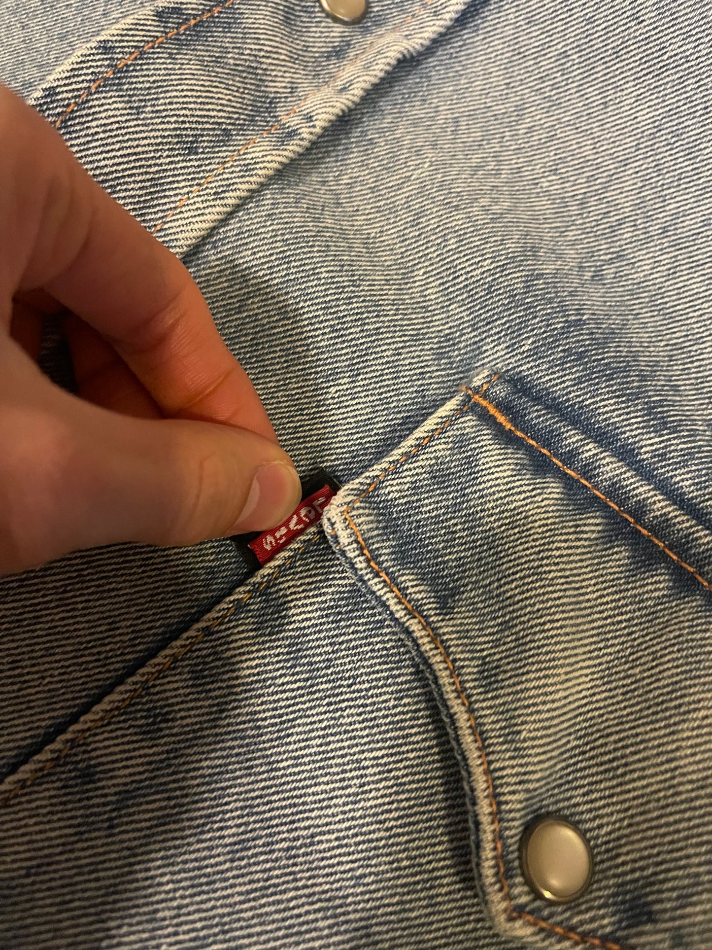 Vetements X Levi’s denim aw18 jacket