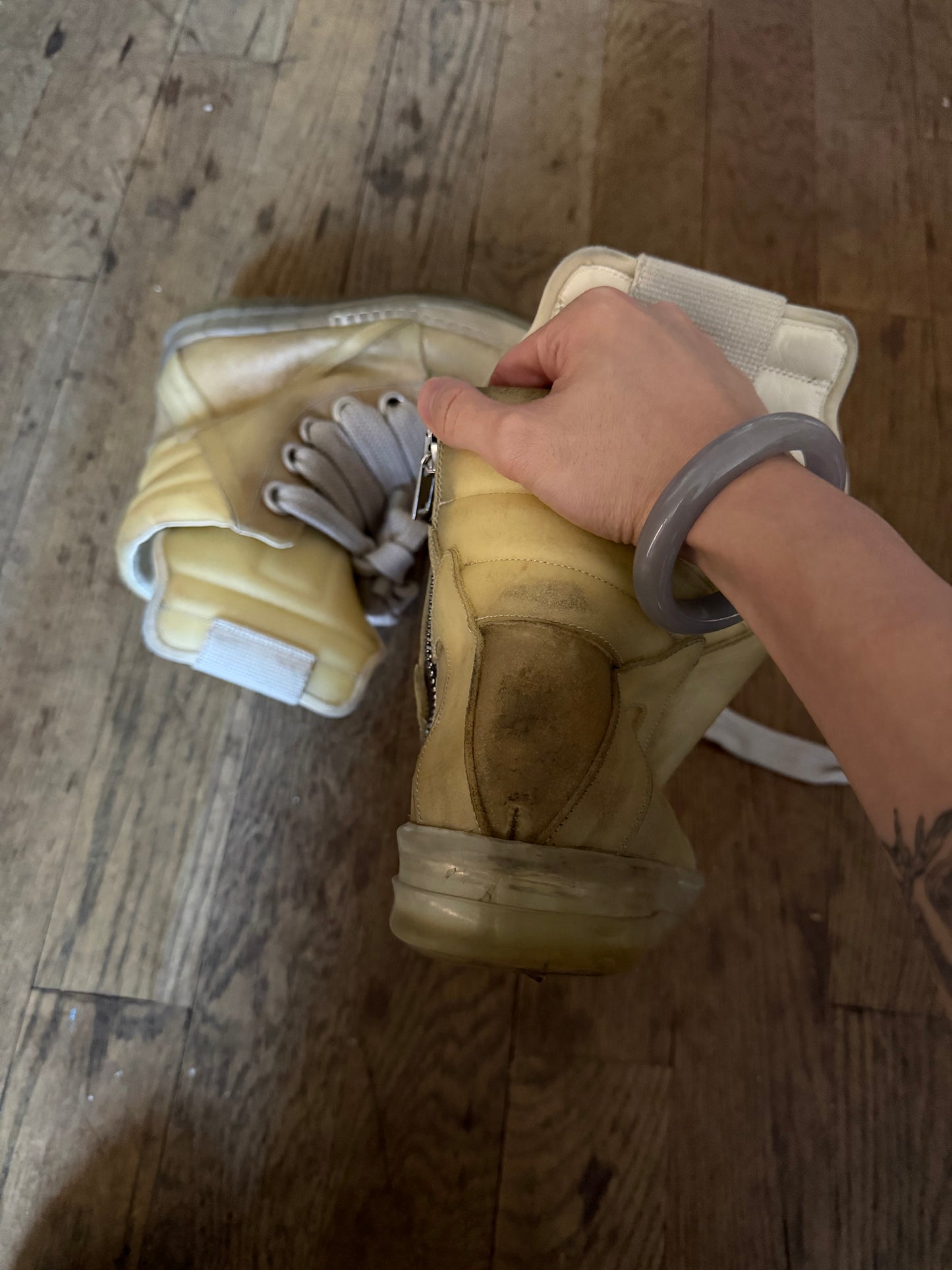 Rick Owens SS23 EDFUtransparent jumbo Geobasket