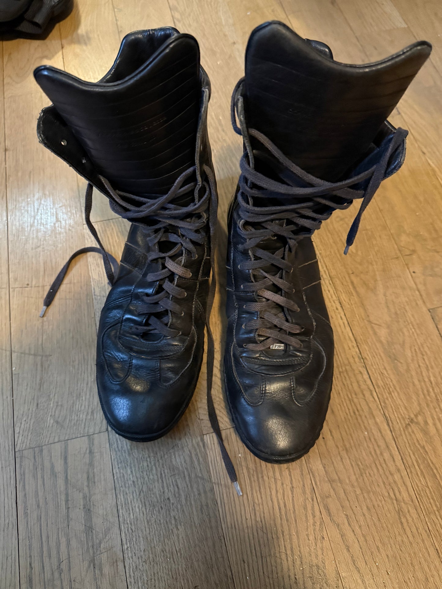 Dior Homme luster 03AW boxing shoes