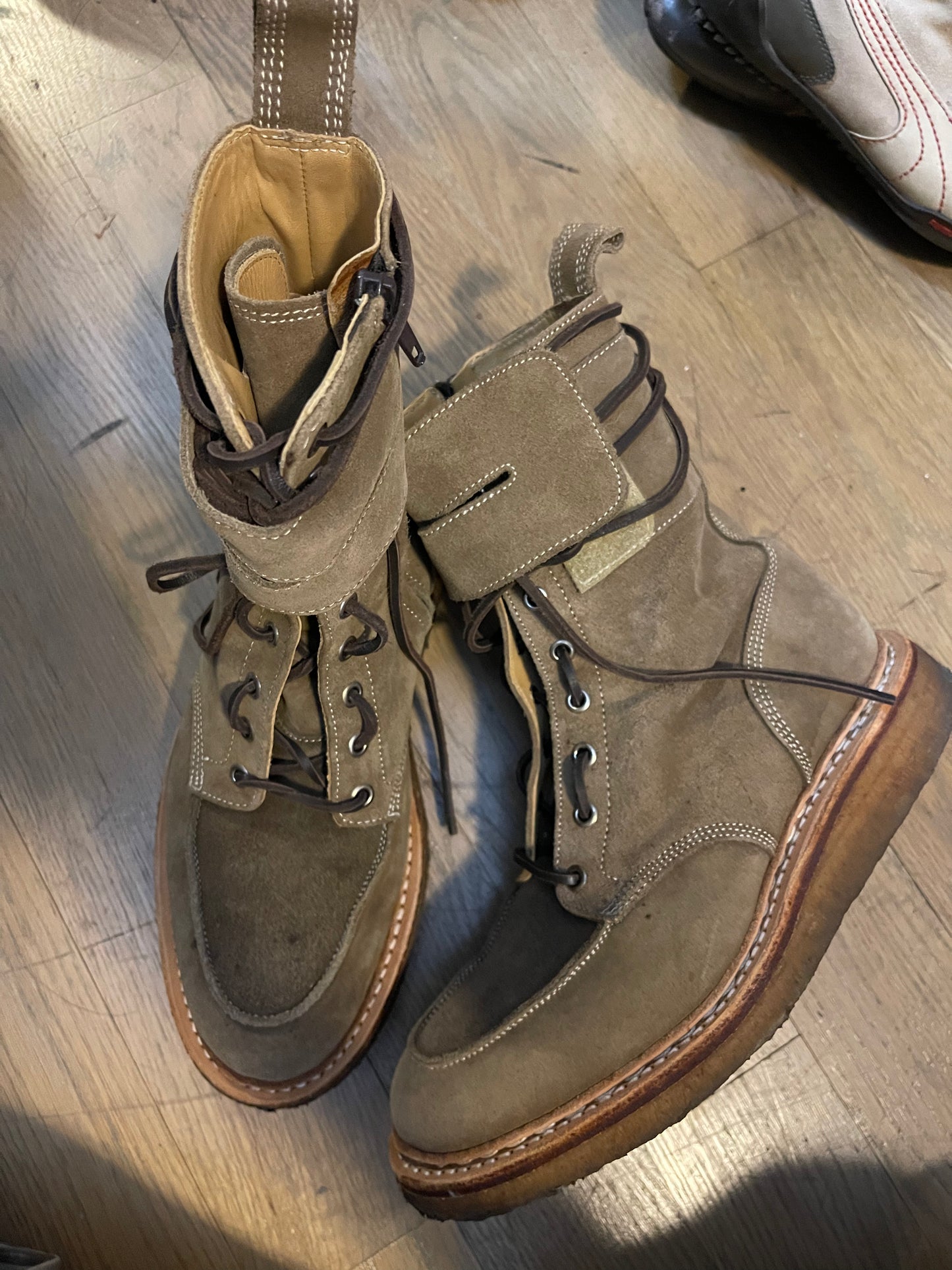 Balmain aw11 decarnin ranger boots