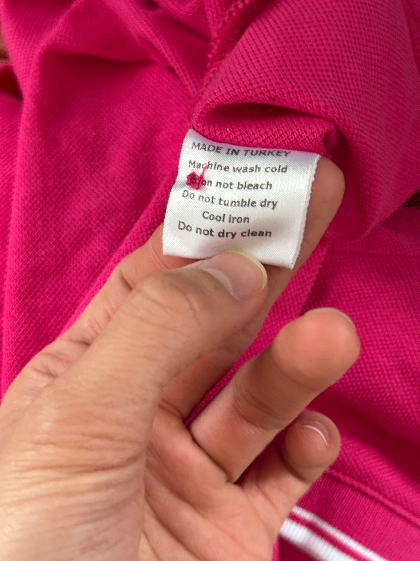 Dior Homme Hedi Slimane pink polo